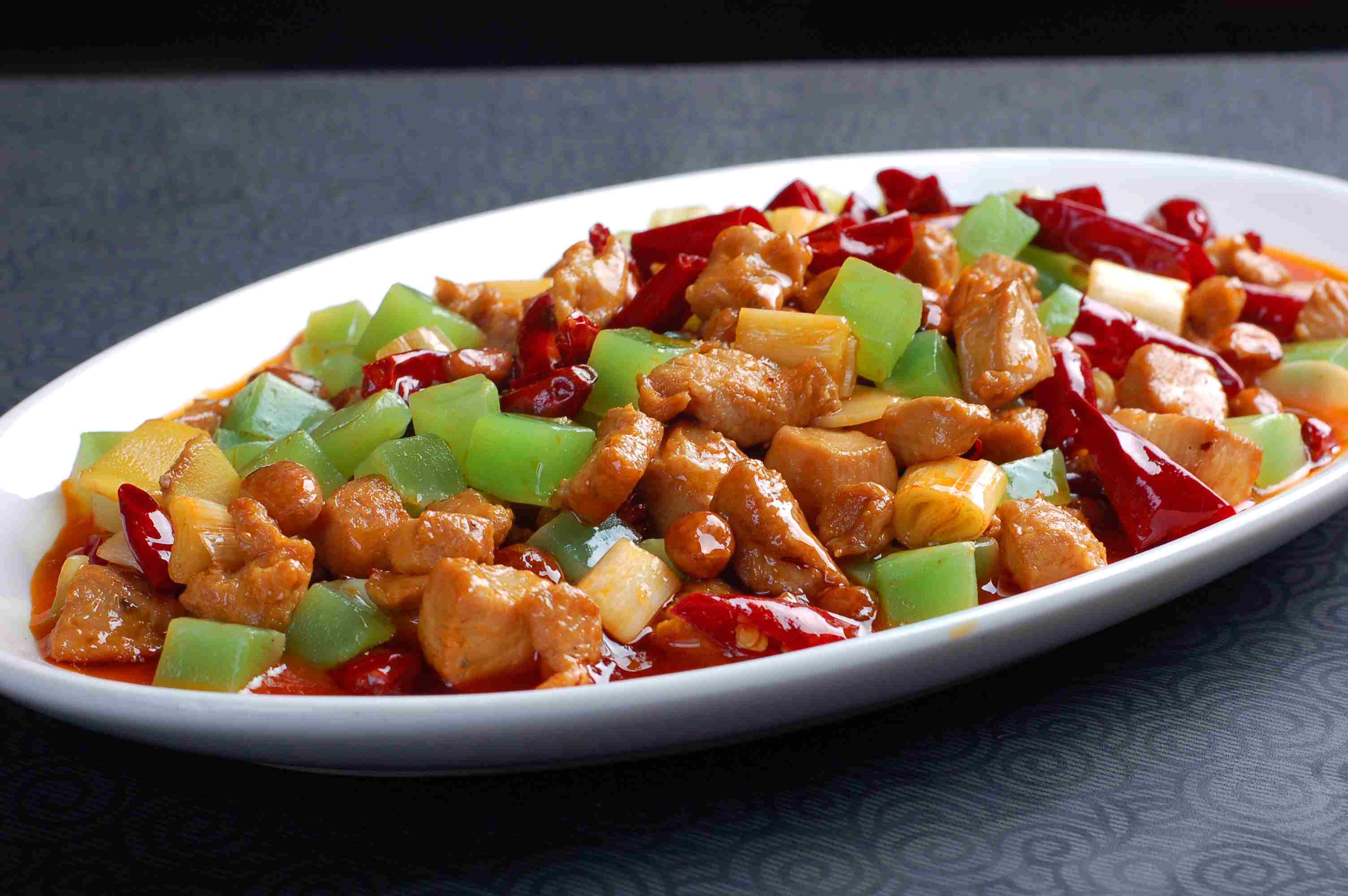 高清图片餐饮美食川菜宫保鸡丁高清图片