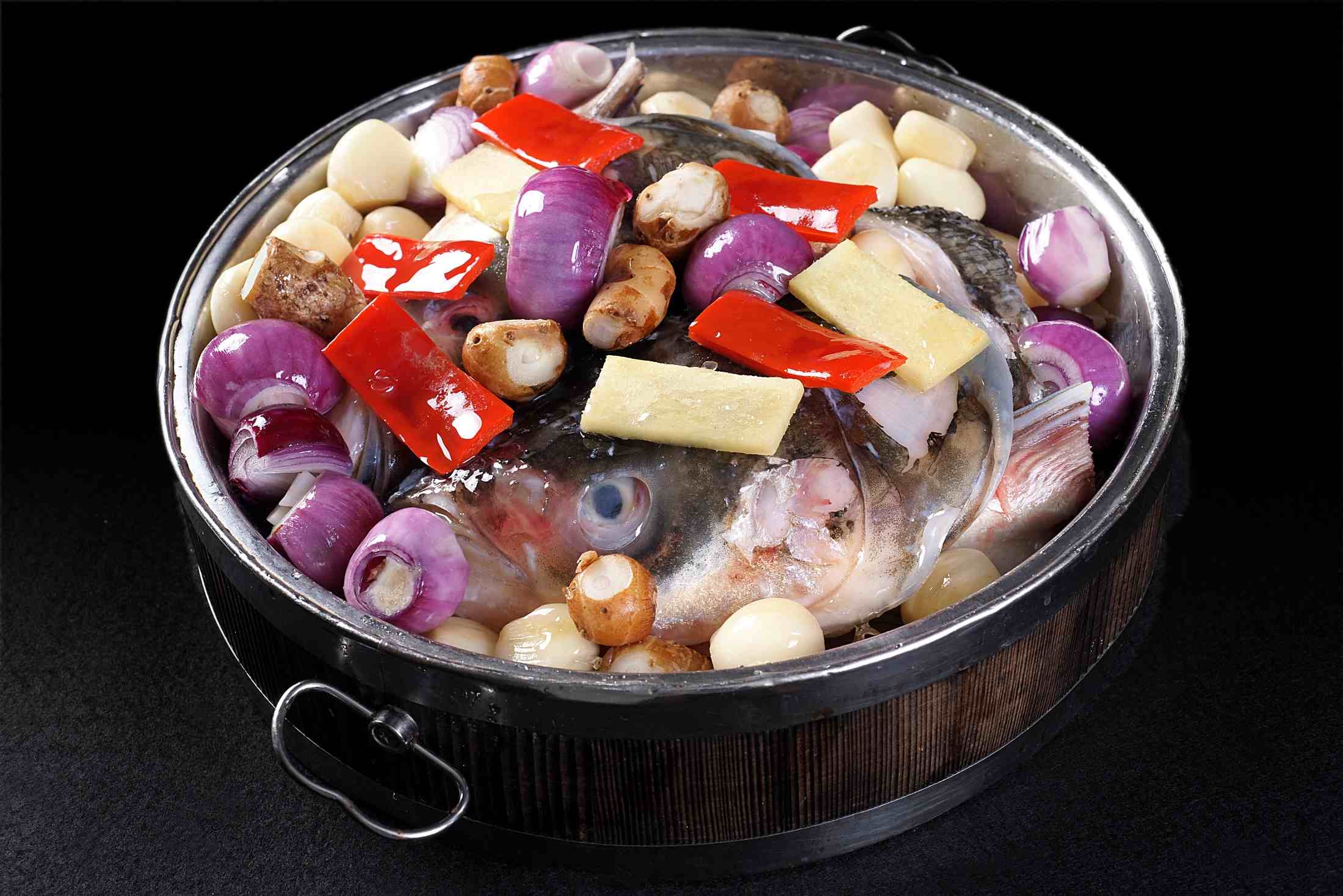 高清图片餐饮美食川菜台南焗鱼头高清图片801