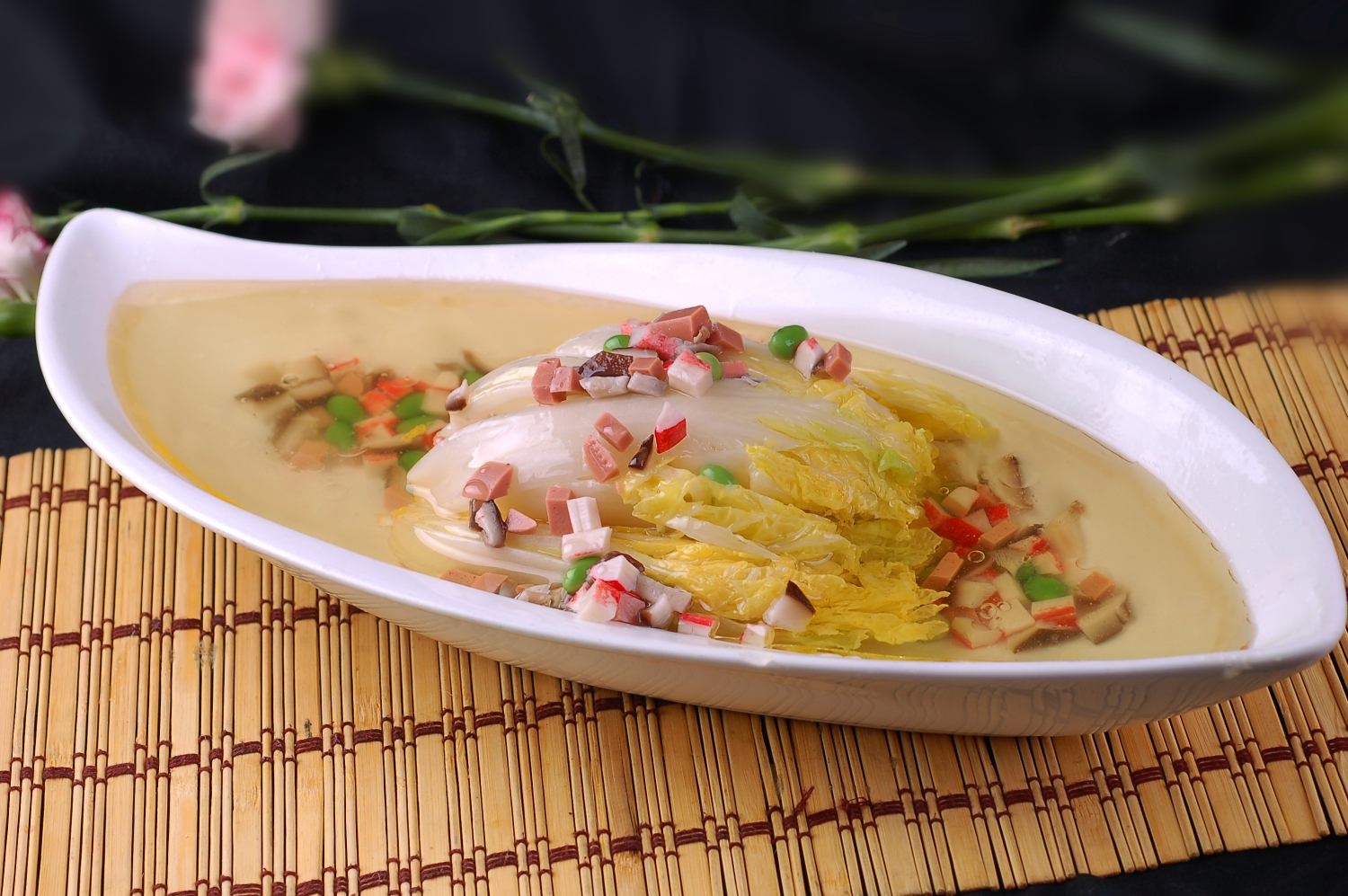 上汤娃娃菜1高清图片