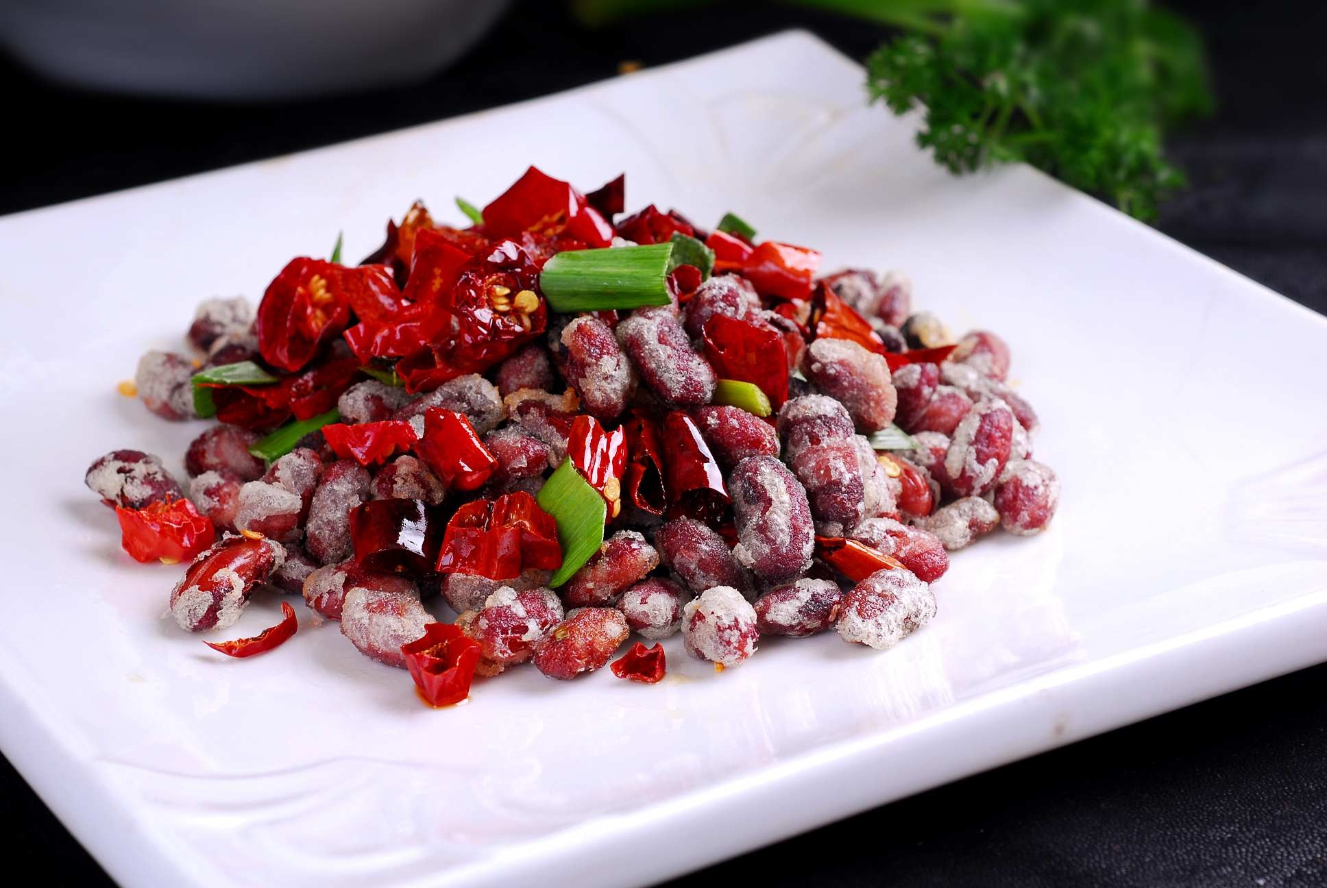 高清图片餐饮美食川菜酥皮红腰豆高清图片