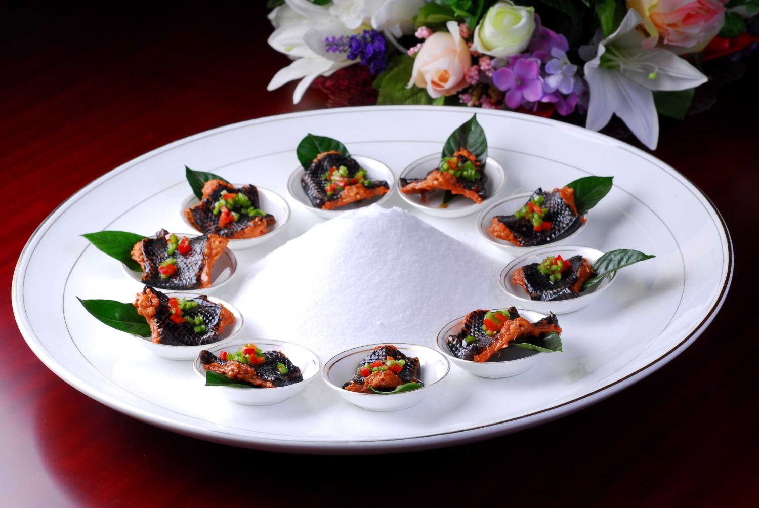 餐饮美食椒盐大王蛇高清图片