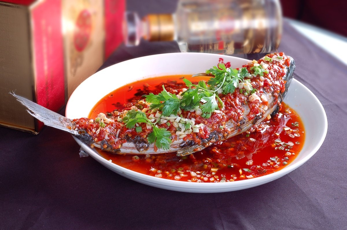 高清图片餐饮美食川菜古蔺豆瓣鱼高清图片