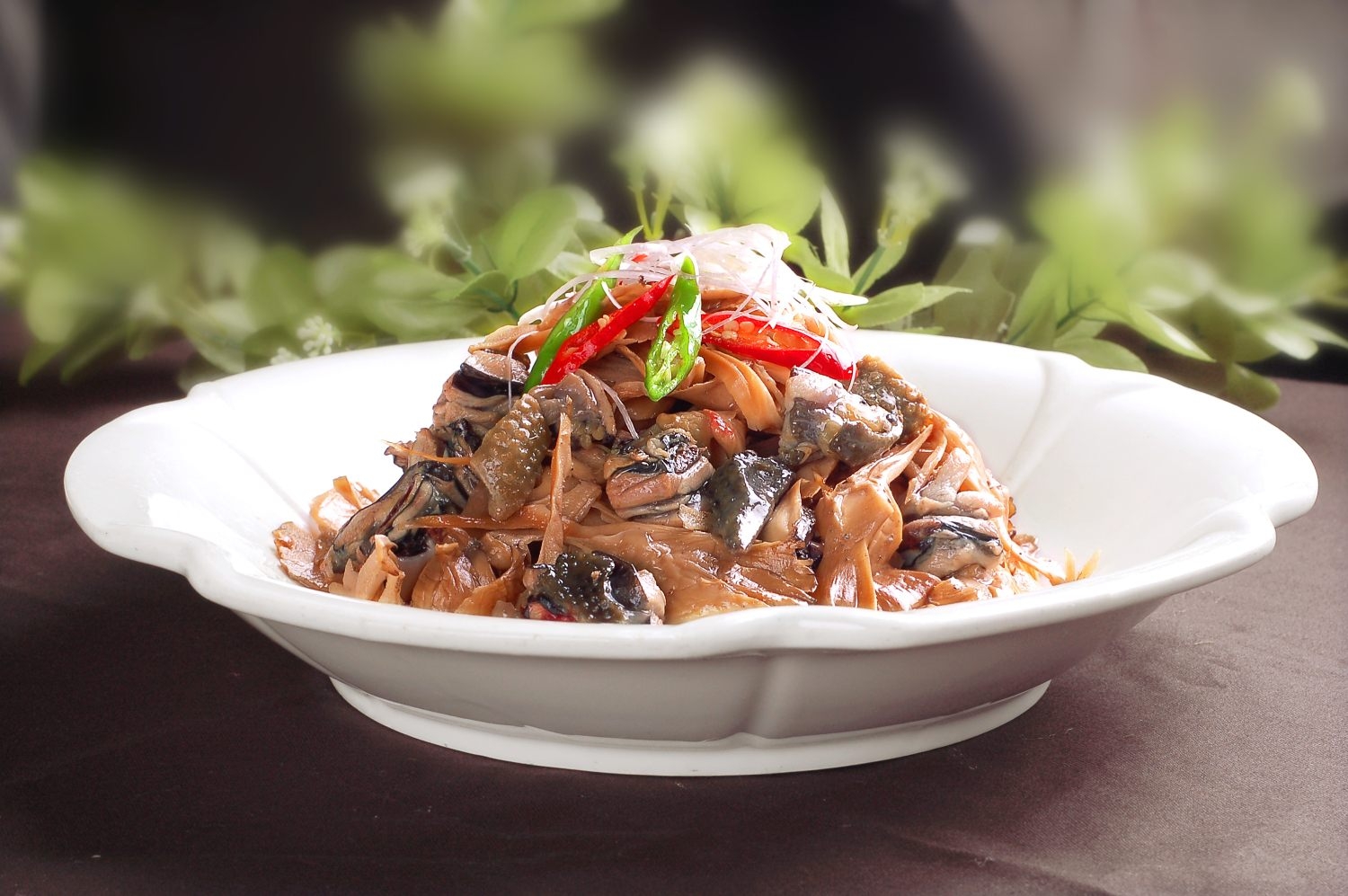 高清图片餐饮美食川菜热菌香乌鸡高清图片