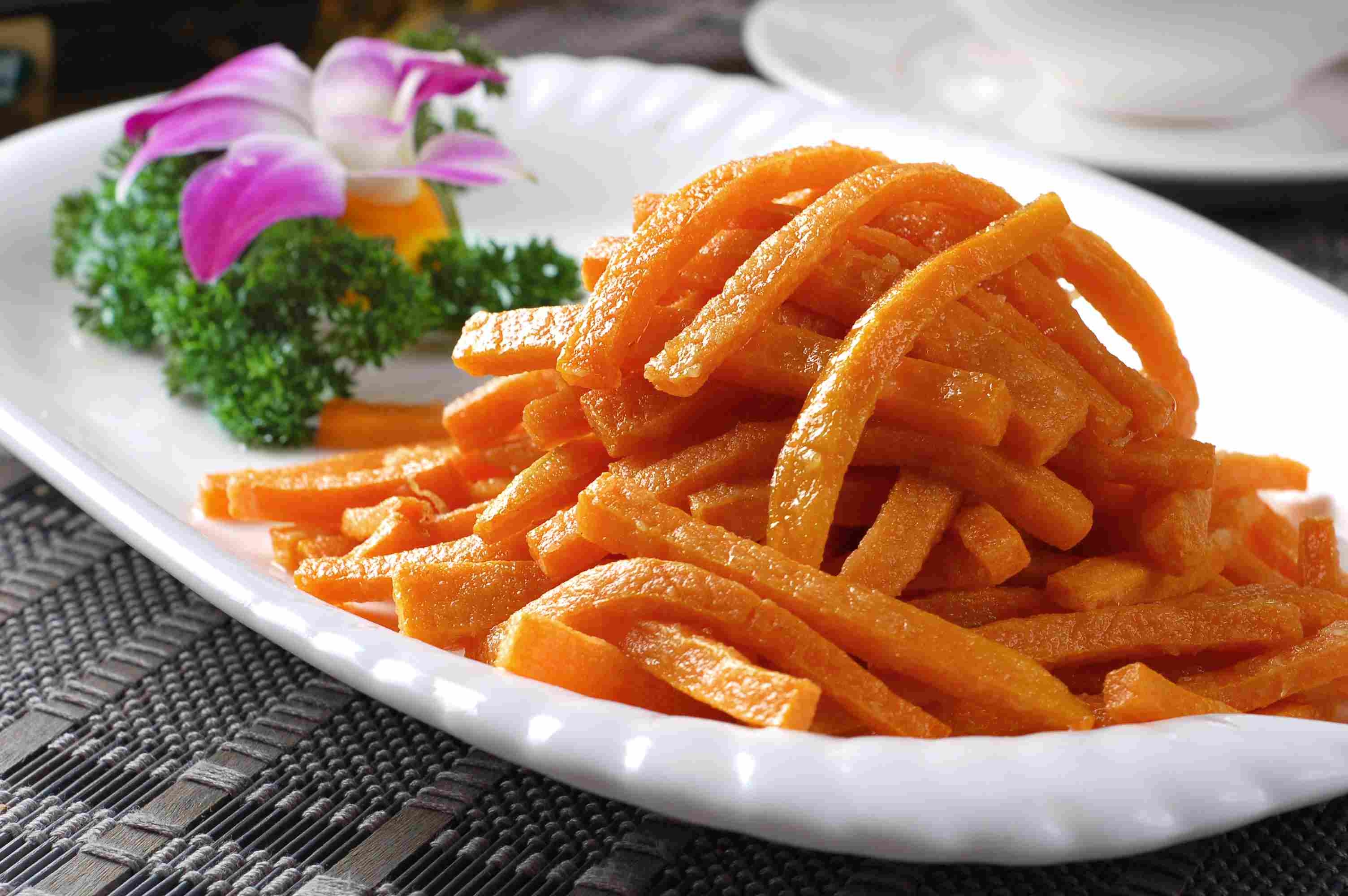 餐饮美食蛋黄南瓜丝副本宣传图片灯箱