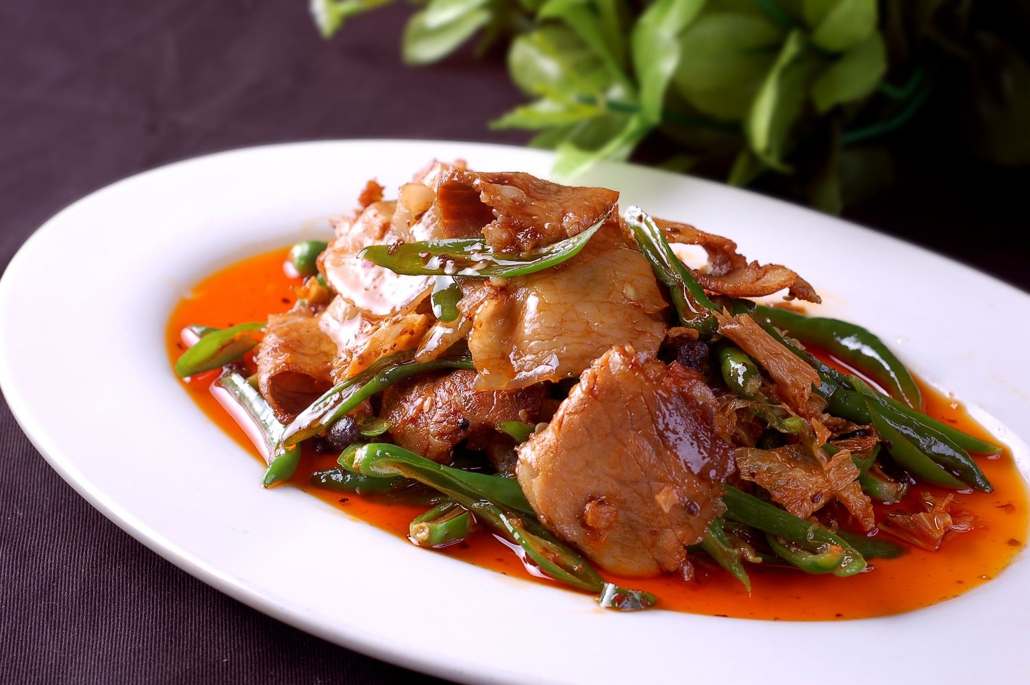 餐饮美食盐菜回锅宣传图片灯箱