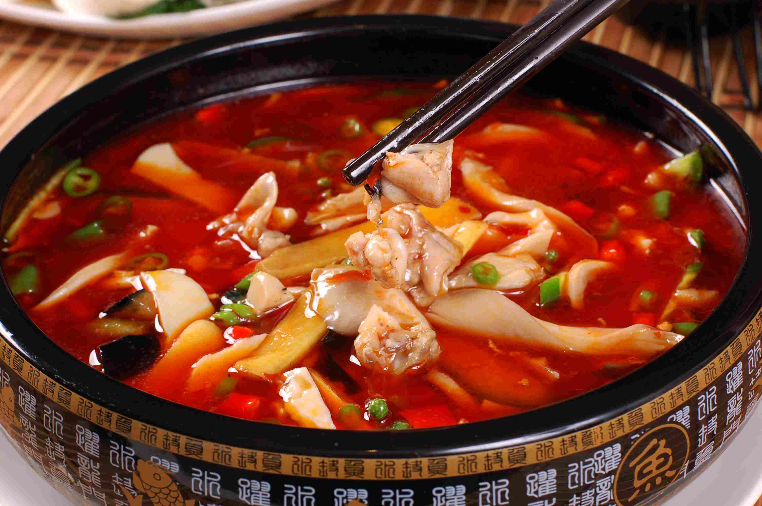 高清图片餐饮美食川菜鲜椒跳水蛙高清图片