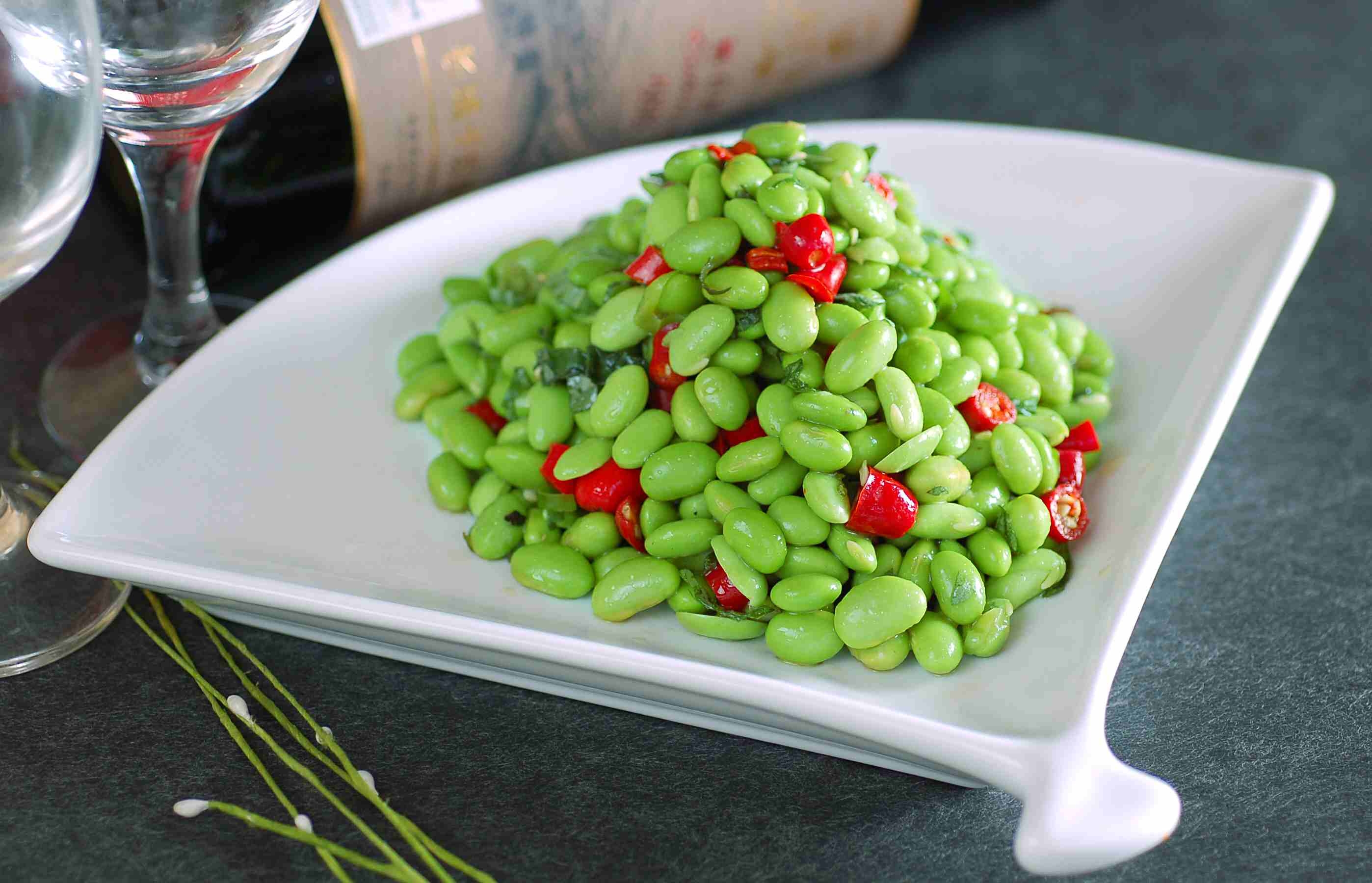 藿香青豆高清图片