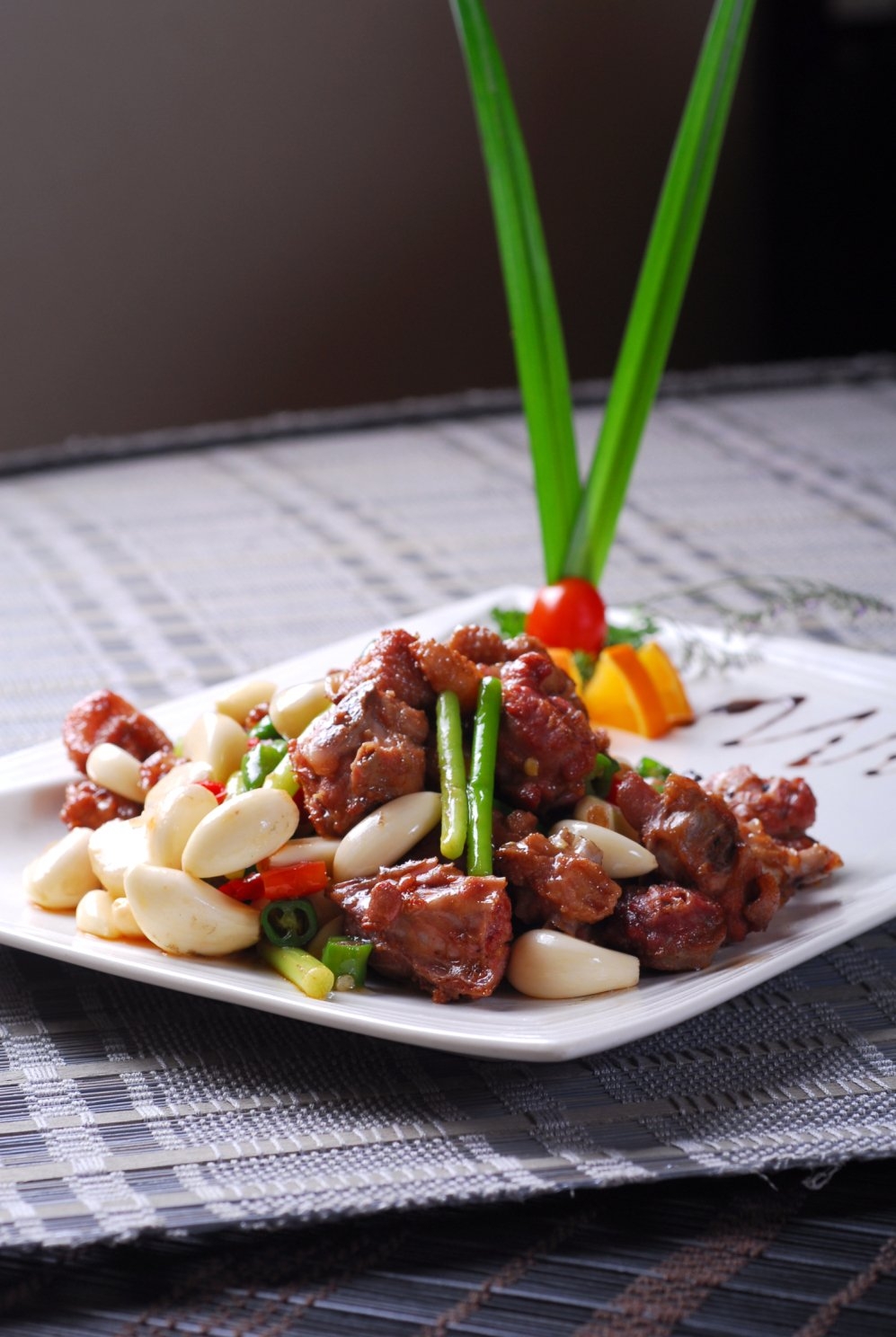 餐饮美食热小煎土鸭高清图片