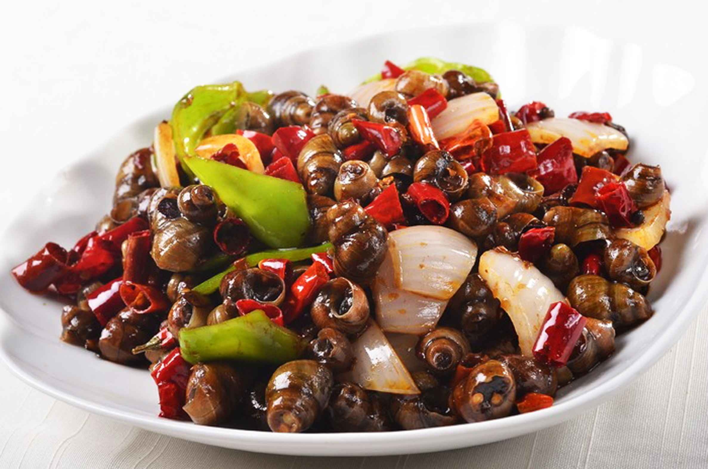 餐饮美食炒螺丝美食图片JPG