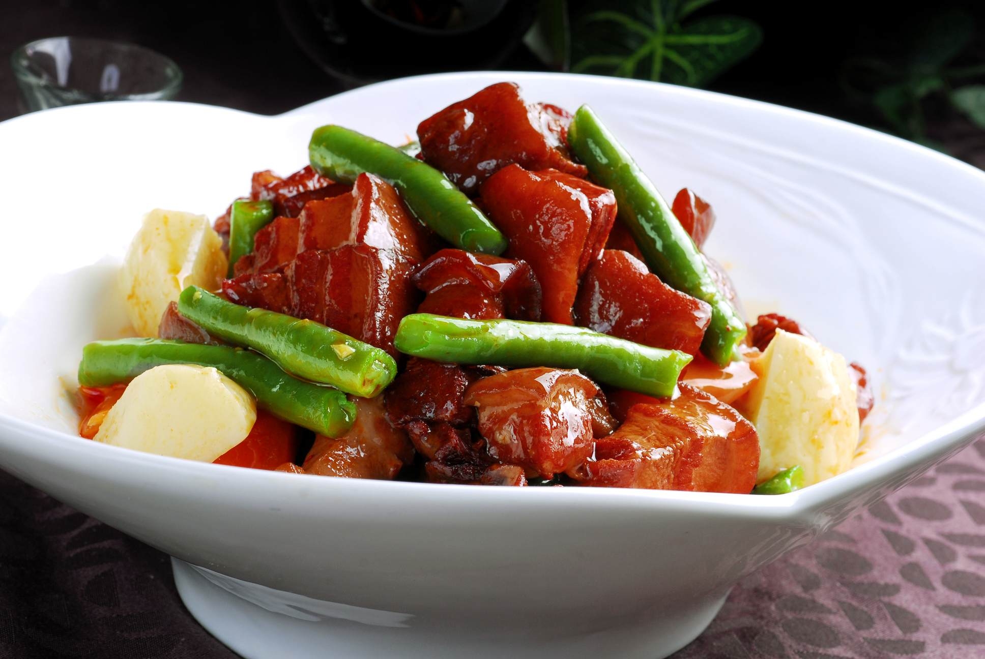 秘制旱烧肉高清图片