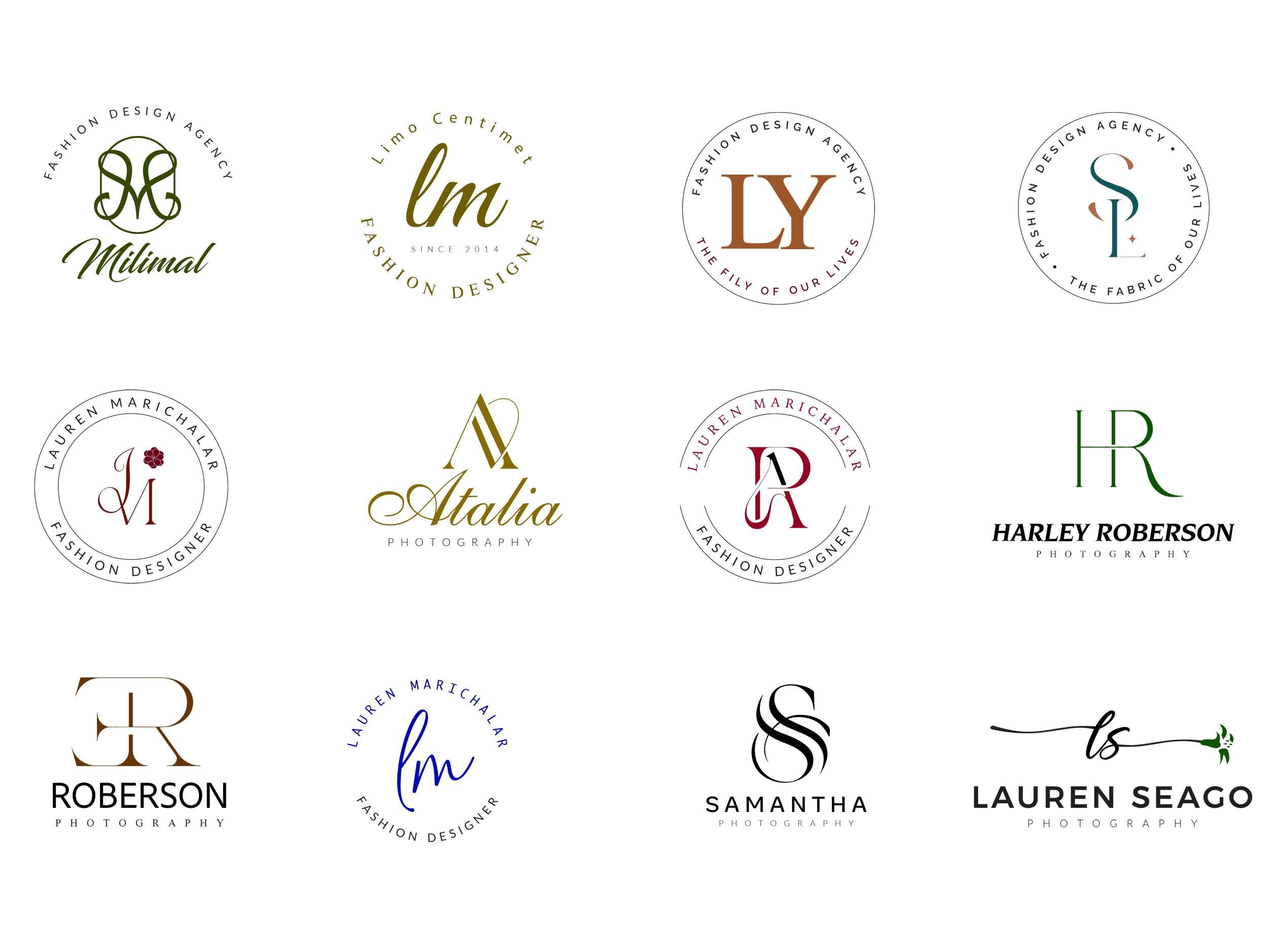 logo原创设计名字商标店名企业品牌字体头像名片门头