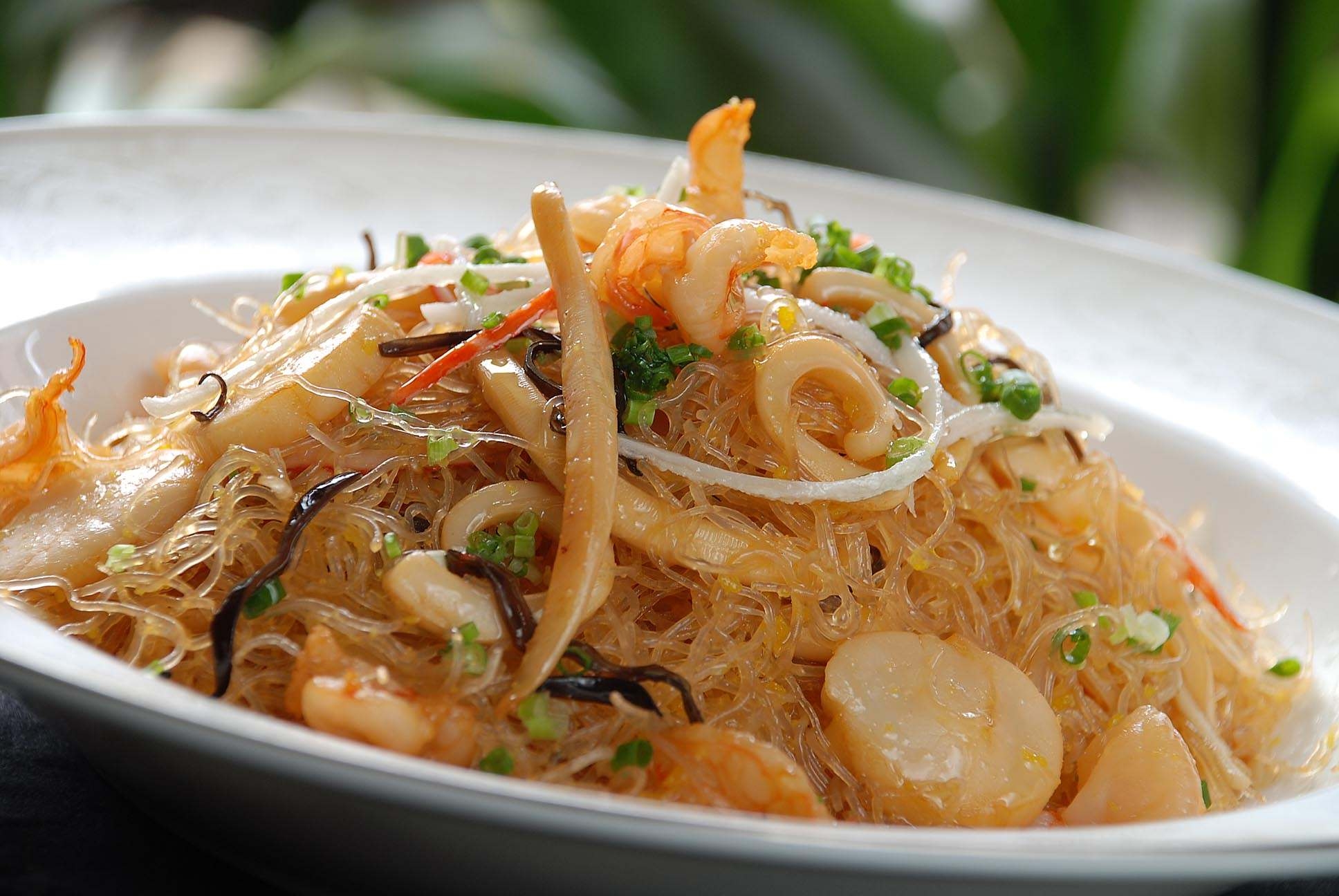 餐饮美食海王炒粉丝高清图片