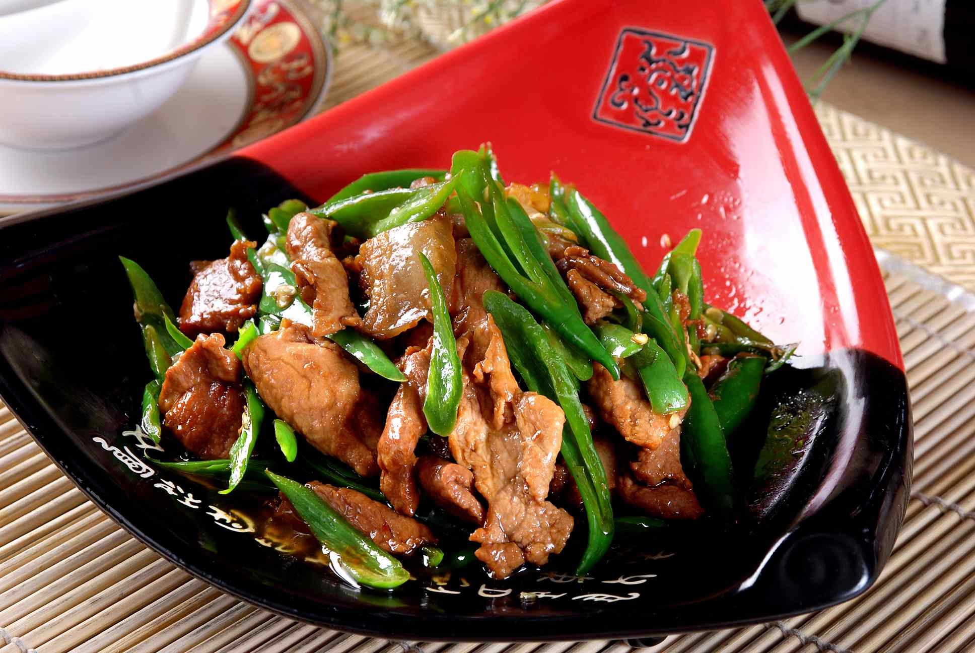 农家小炒肉高清图片