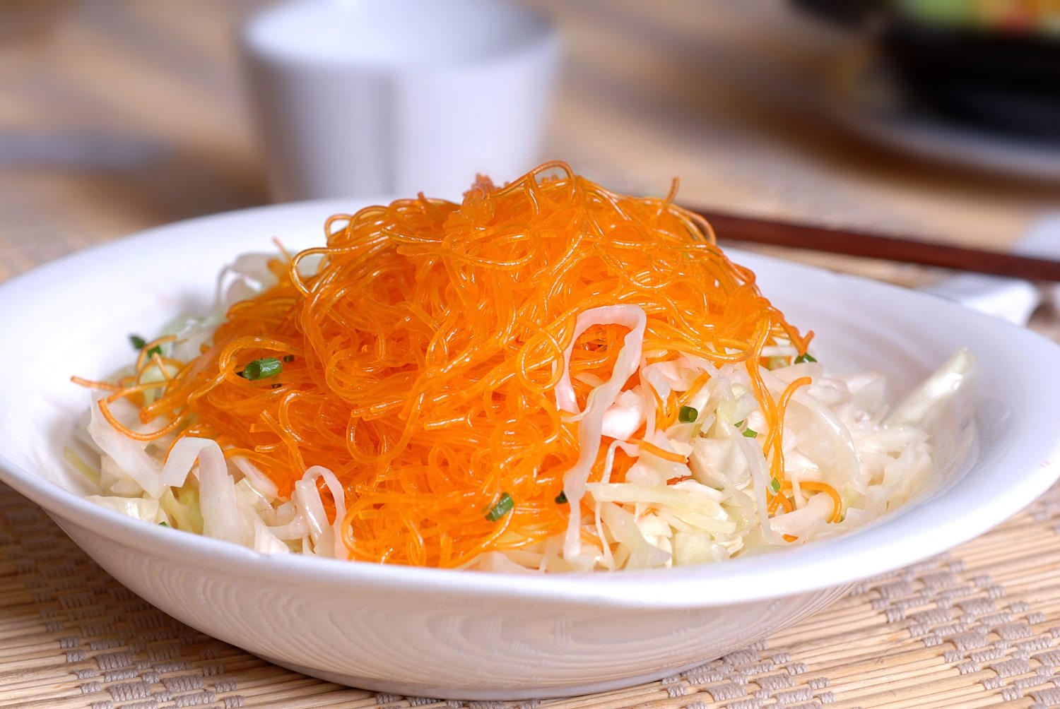 粉丝莲白高清图片