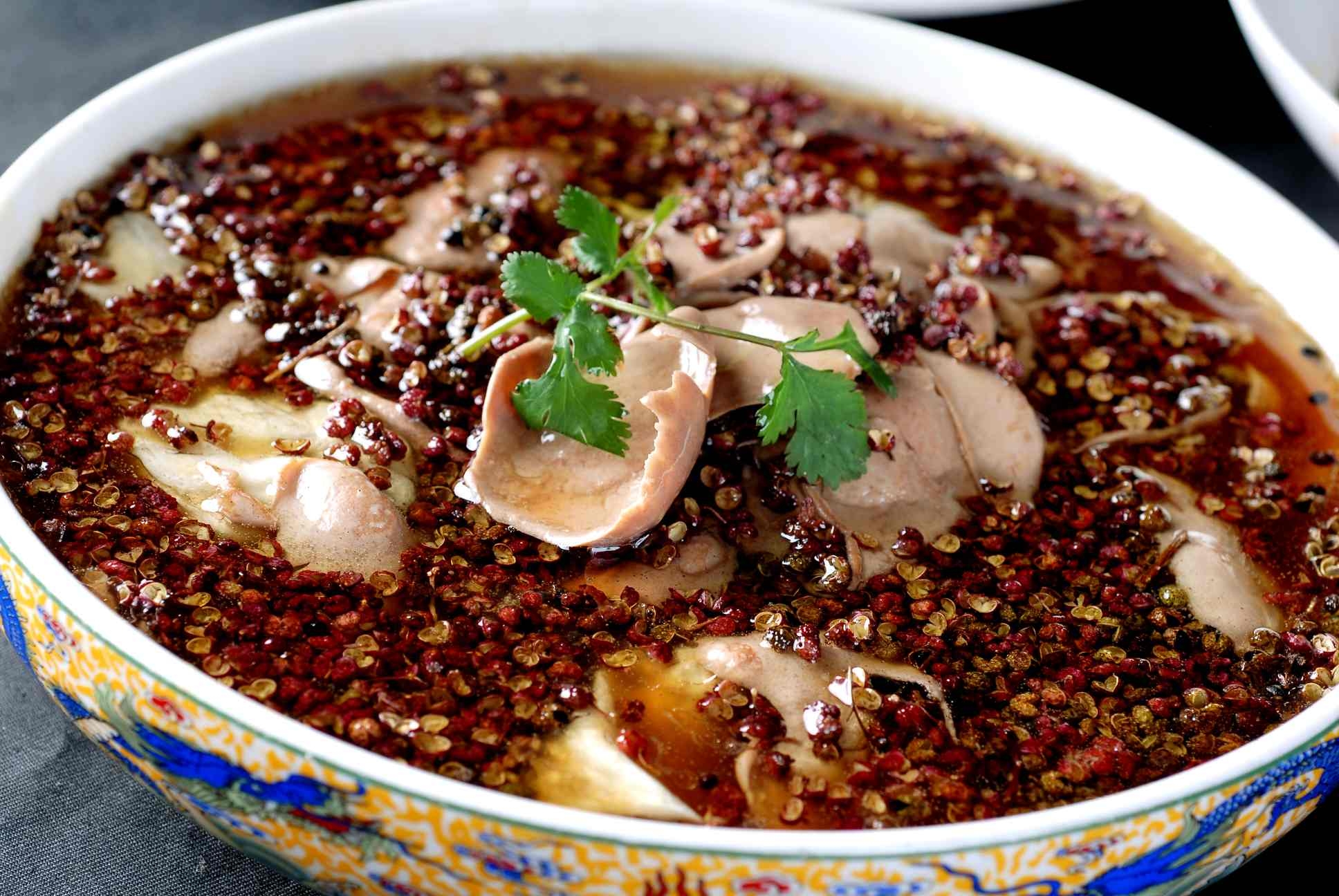 高清图片餐饮美食川菜花椒腰片高清图片