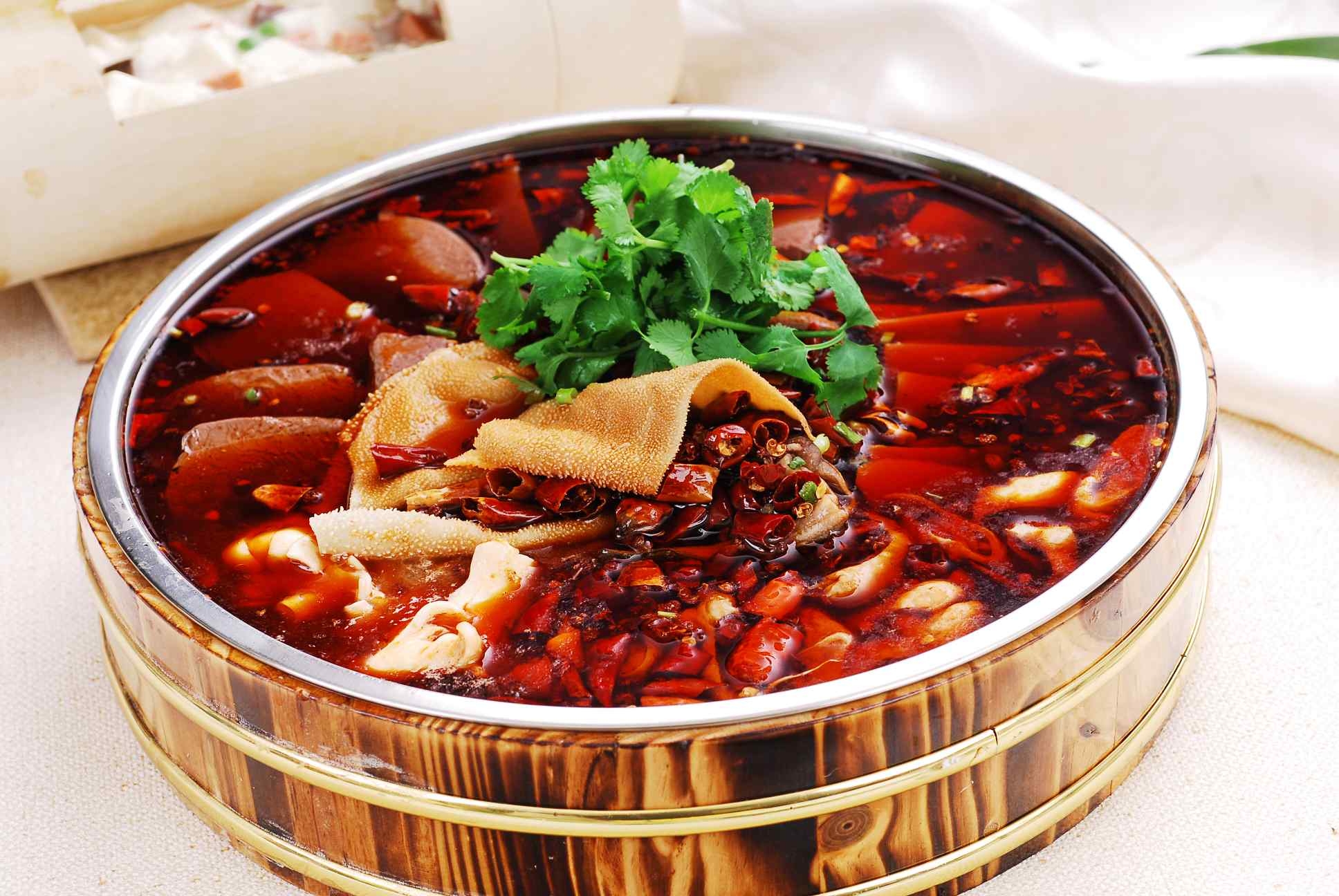 餐饮美食精品毛血旺高清图片