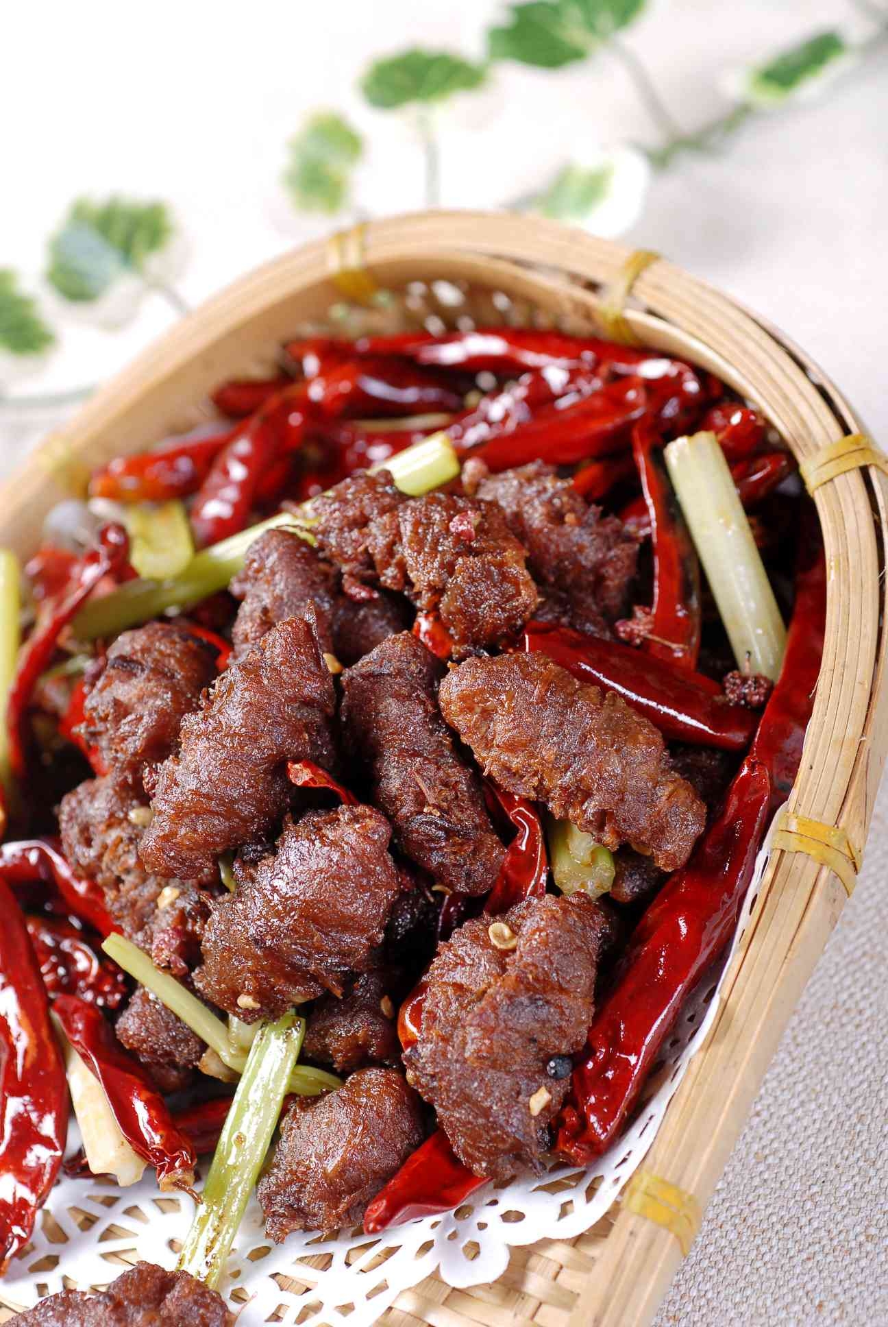 餐饮美食胡辣炝洋腩高清图片