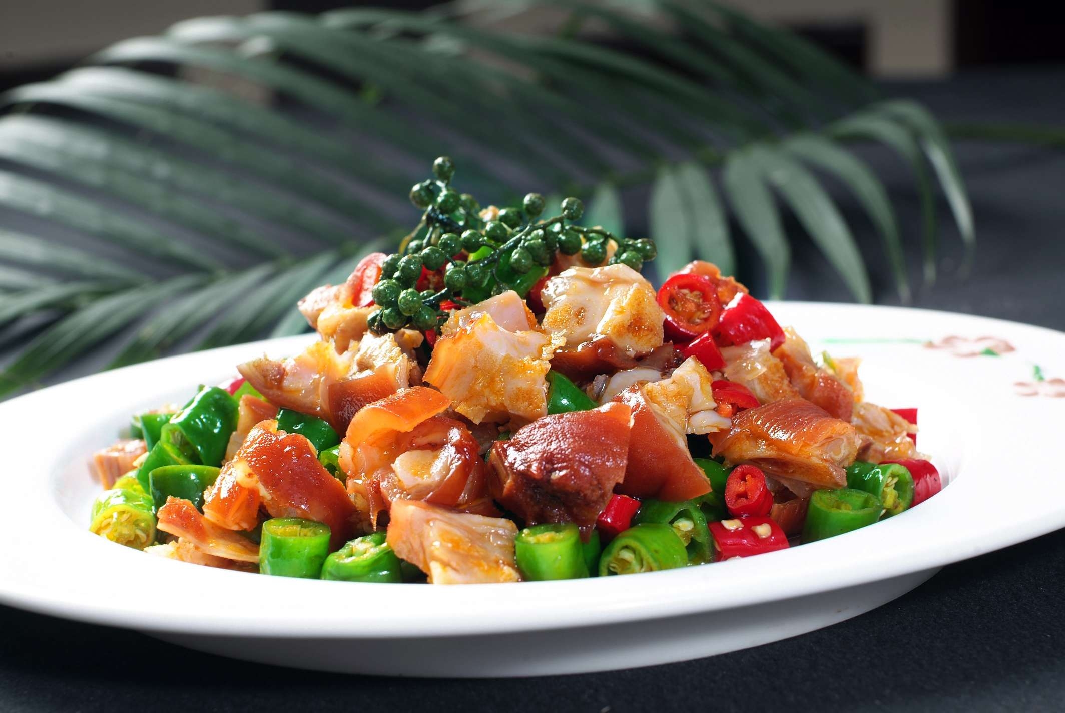 高清图片餐饮美食川菜小炒猪手高清图片