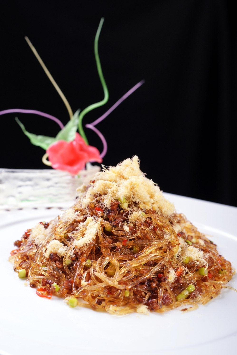 餐饮美食热川-肉松干捞翅宣传图片灯箱