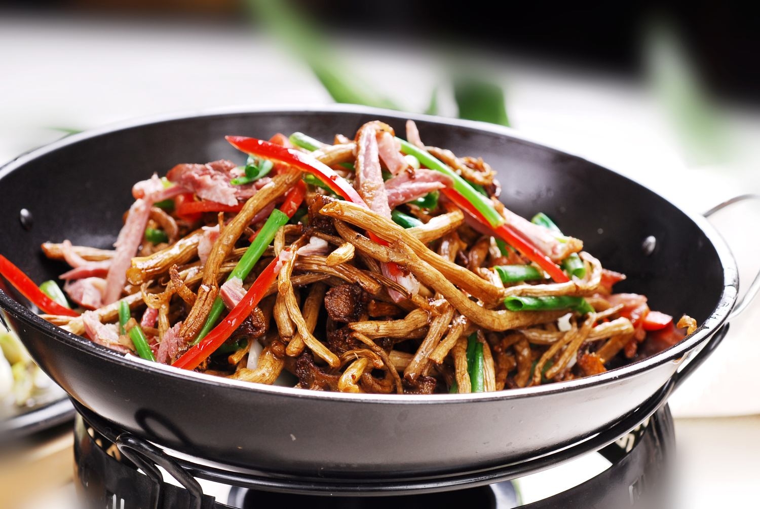 餐饮美食茶菇驼鸟筋宣传图片灯箱