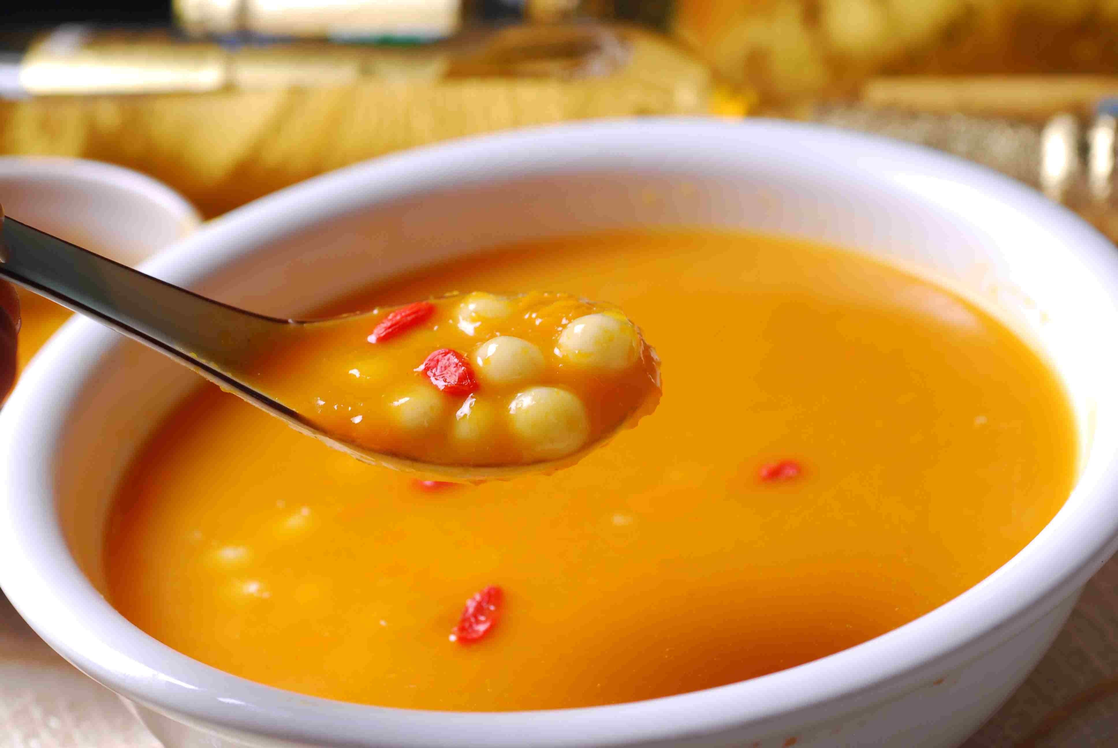 金瓜珍珠羹高清图片