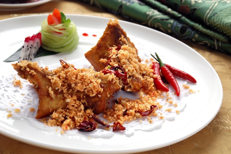 高清图片餐饮美食川菜椒盐蛇碌高清图片