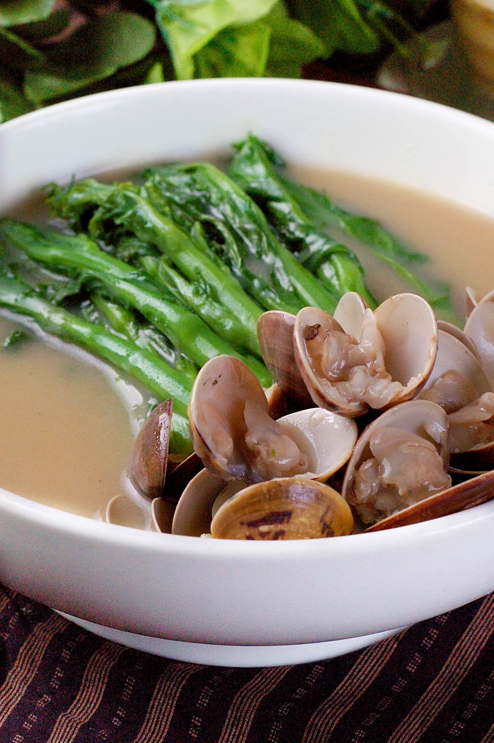 高清图片餐饮美食川菜文蛤浸时蔬高清图片