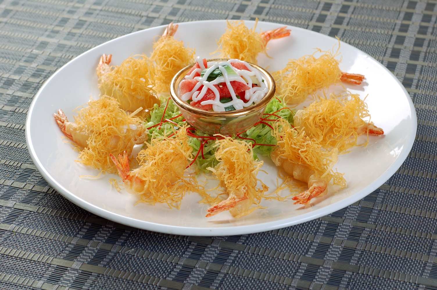 高清图片餐饮美食川菜金丝凤尾虾高清图片