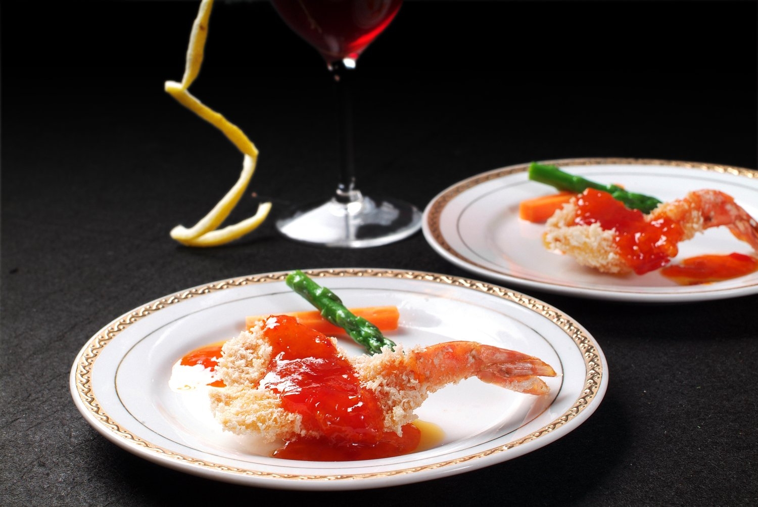 餐饮美食乾隆富贵虾宣传图片灯箱