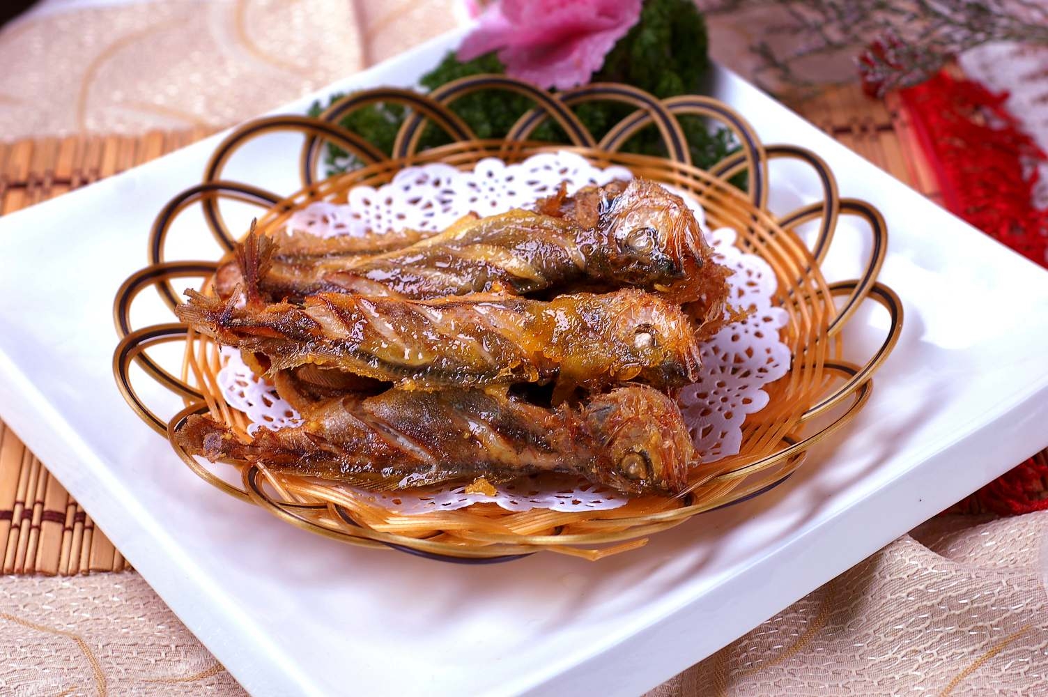 餐饮美食川菜香煎小黄鱼高清图片898