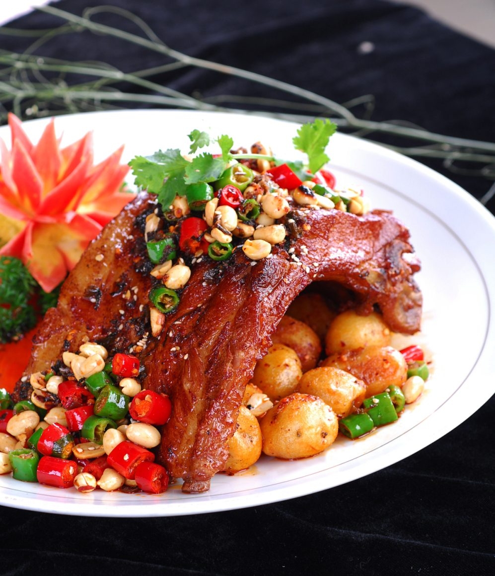 餐饮美食风味大排宣传图片灯箱