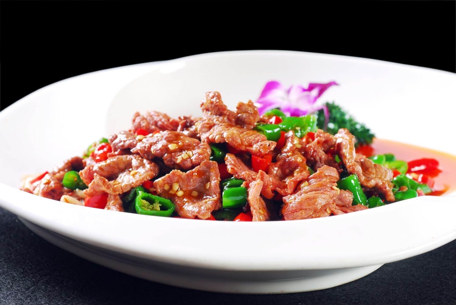 鲜椒牛肉饭高清图片