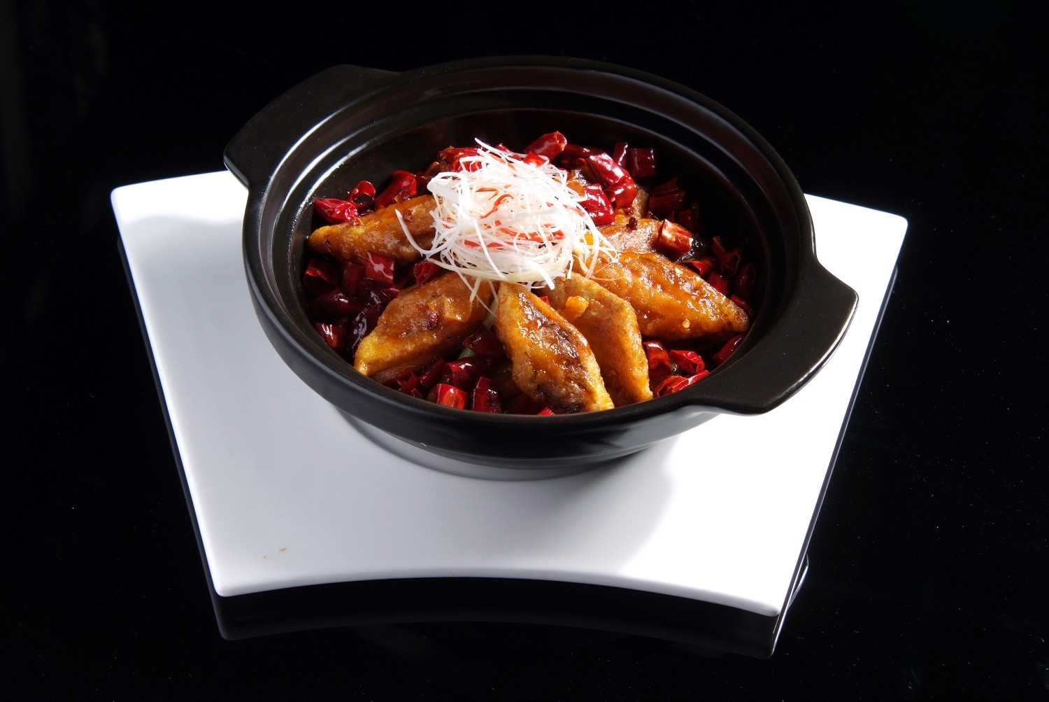 餐饮美食川菜荔枝带鱼高清图片