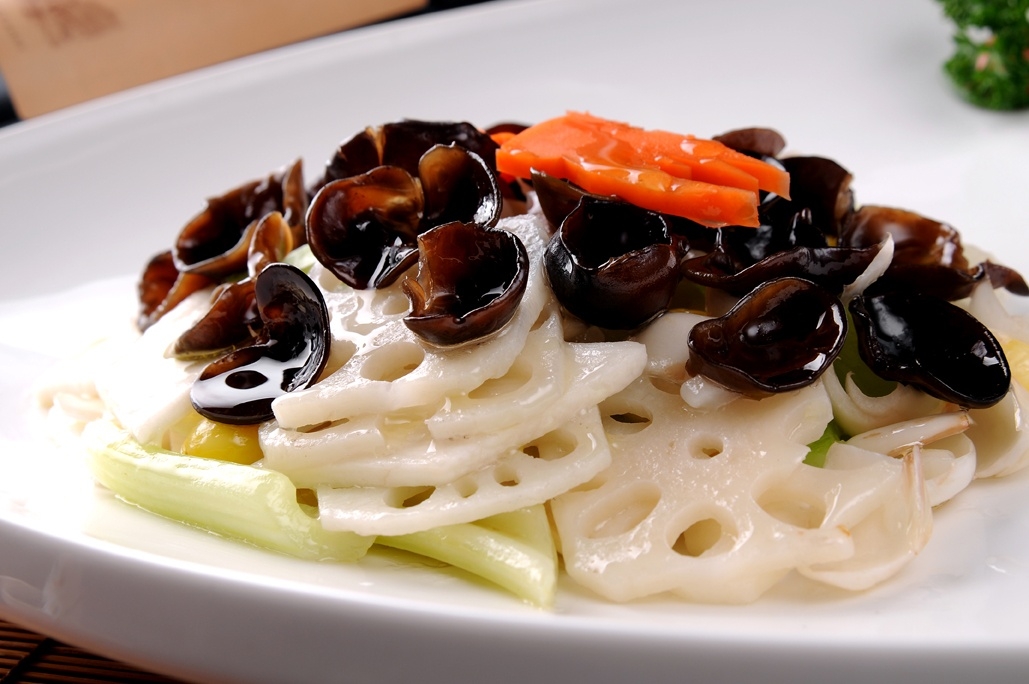 餐饮美食川菜荷塘小炒高清图片