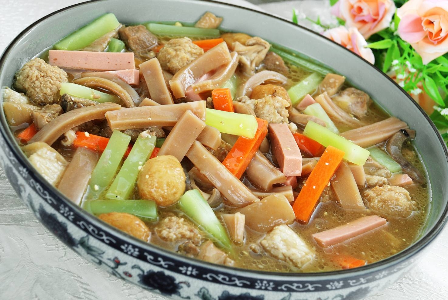 餐饮美食生烧什锦宣传图片灯箱