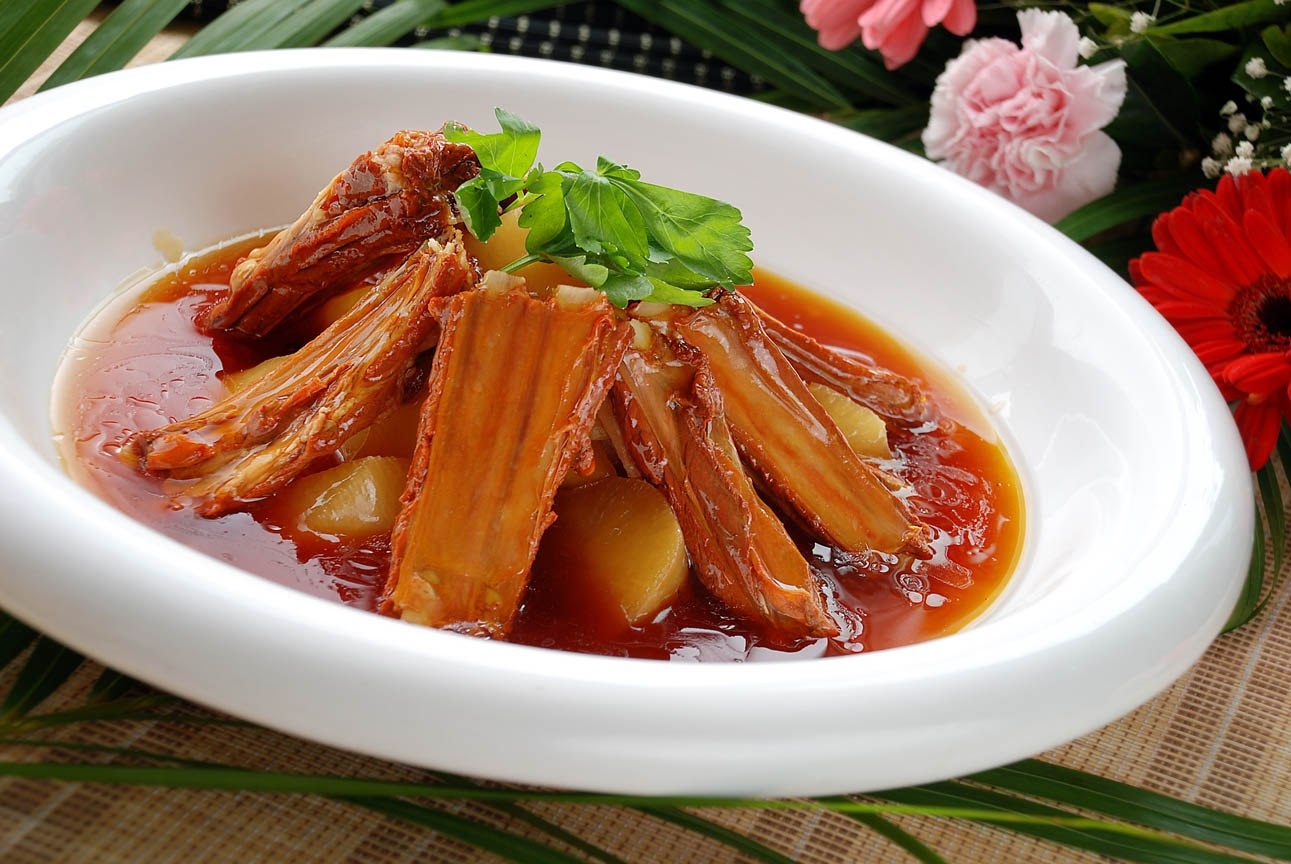 餐饮美食川菜萝卜煨精排高清图片