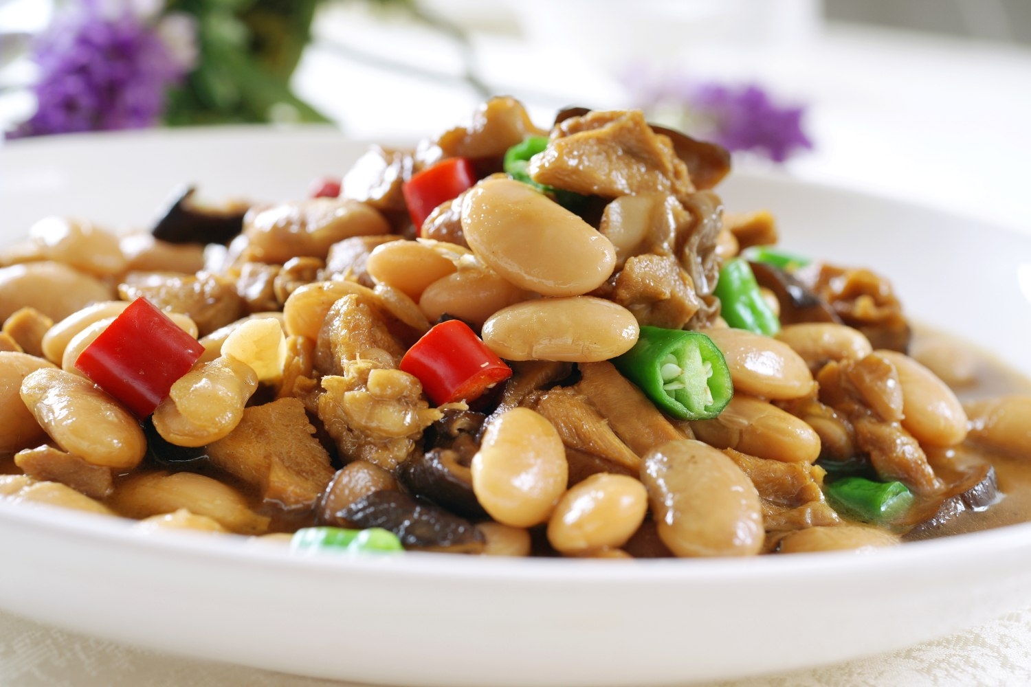 餐饮美食黄焖乳牛高清图片