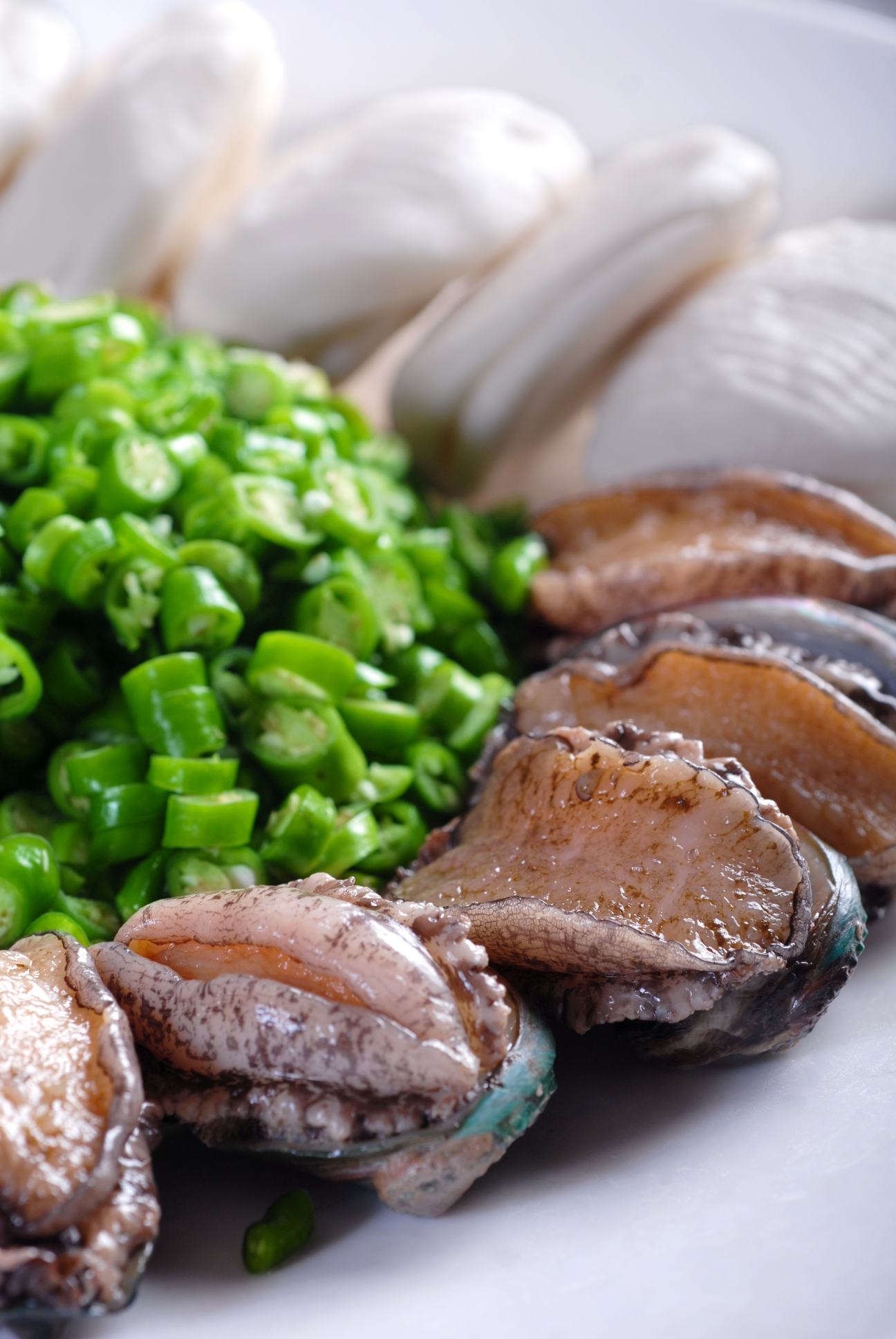 餐饮美食煎椒鲍鱼仔高清图片