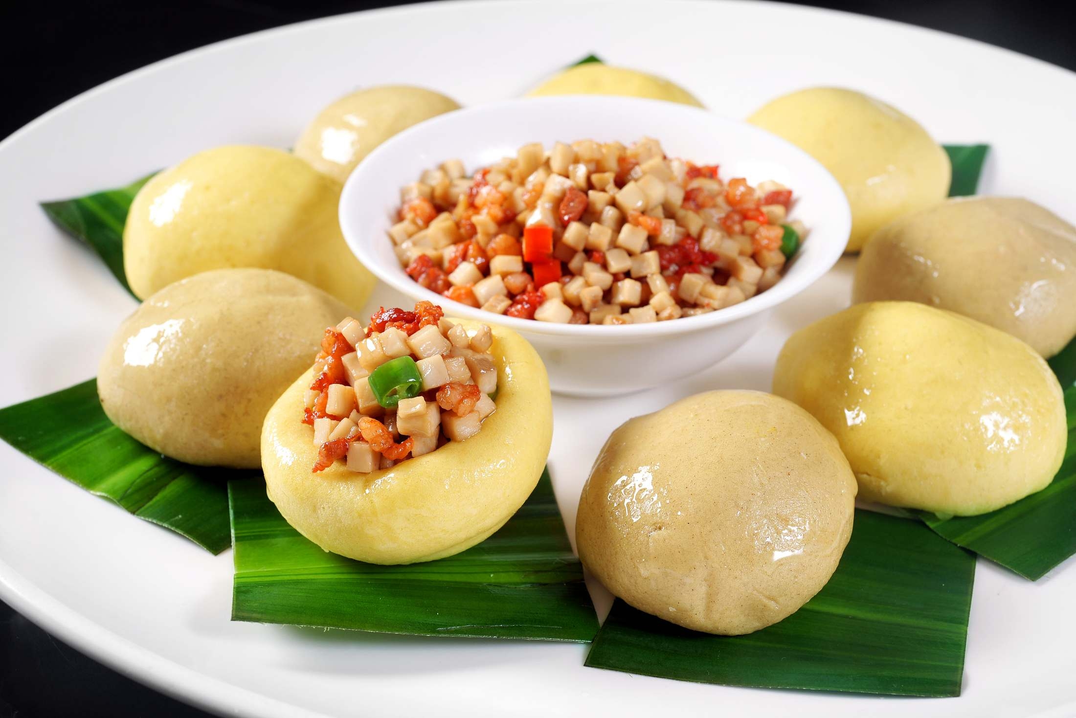 餐饮美食川菜碎肉窝窝头高清图片819