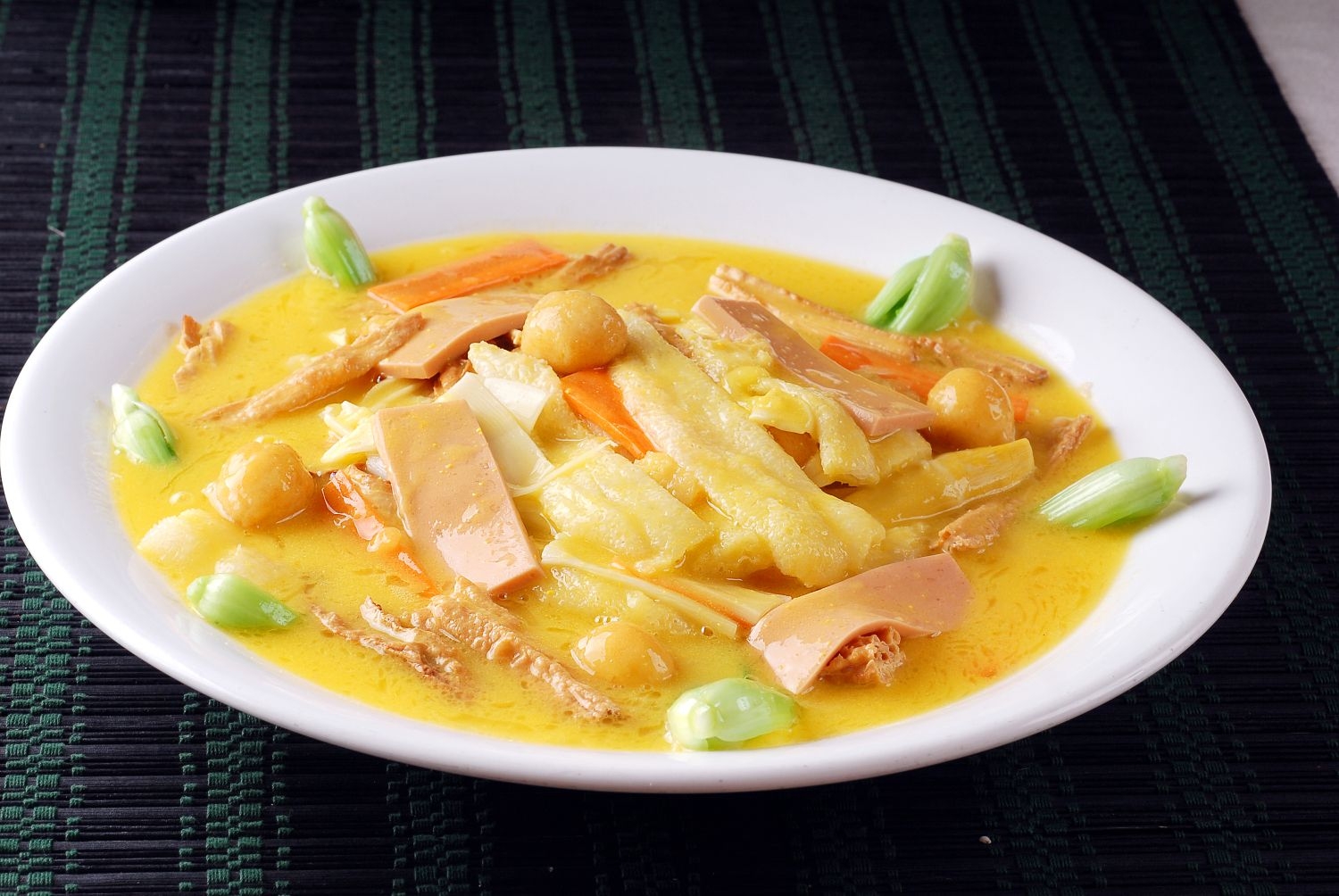 餐饮美食三鲜烩竹荪宣传图片灯箱