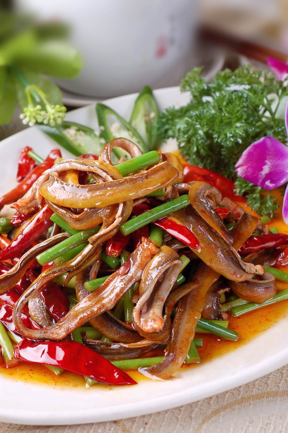 干煸鳝鱼高清图片