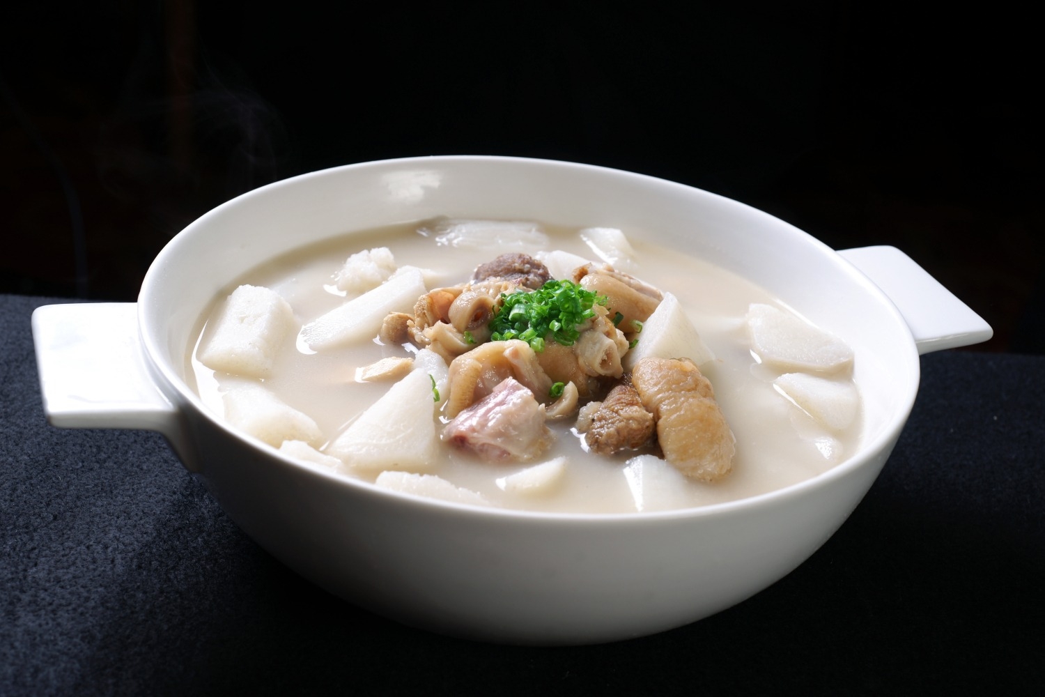 餐饮美食山药炖猪蹄宣传图片灯箱