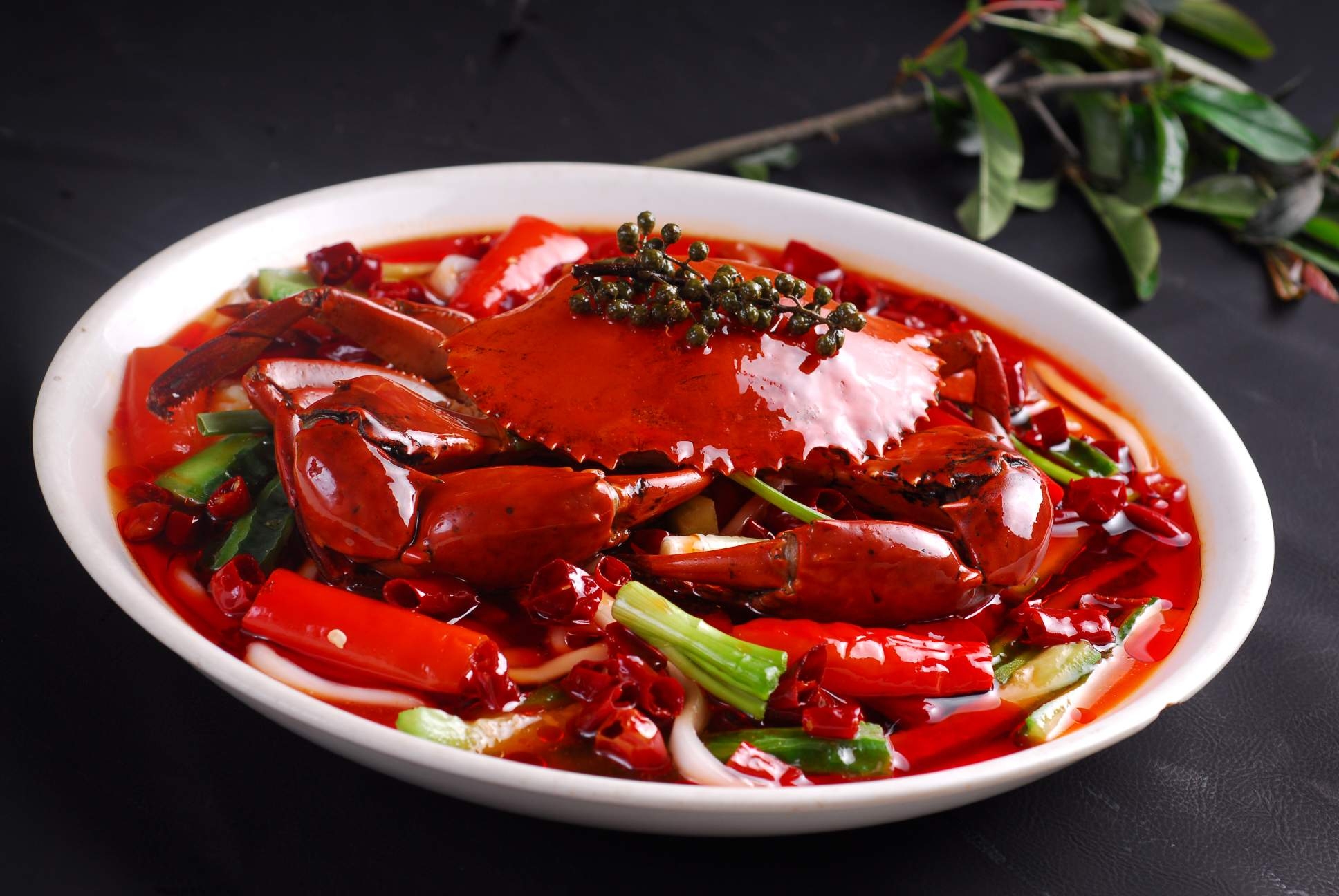 高清图片餐饮美食川菜香辣蟹高清图片
