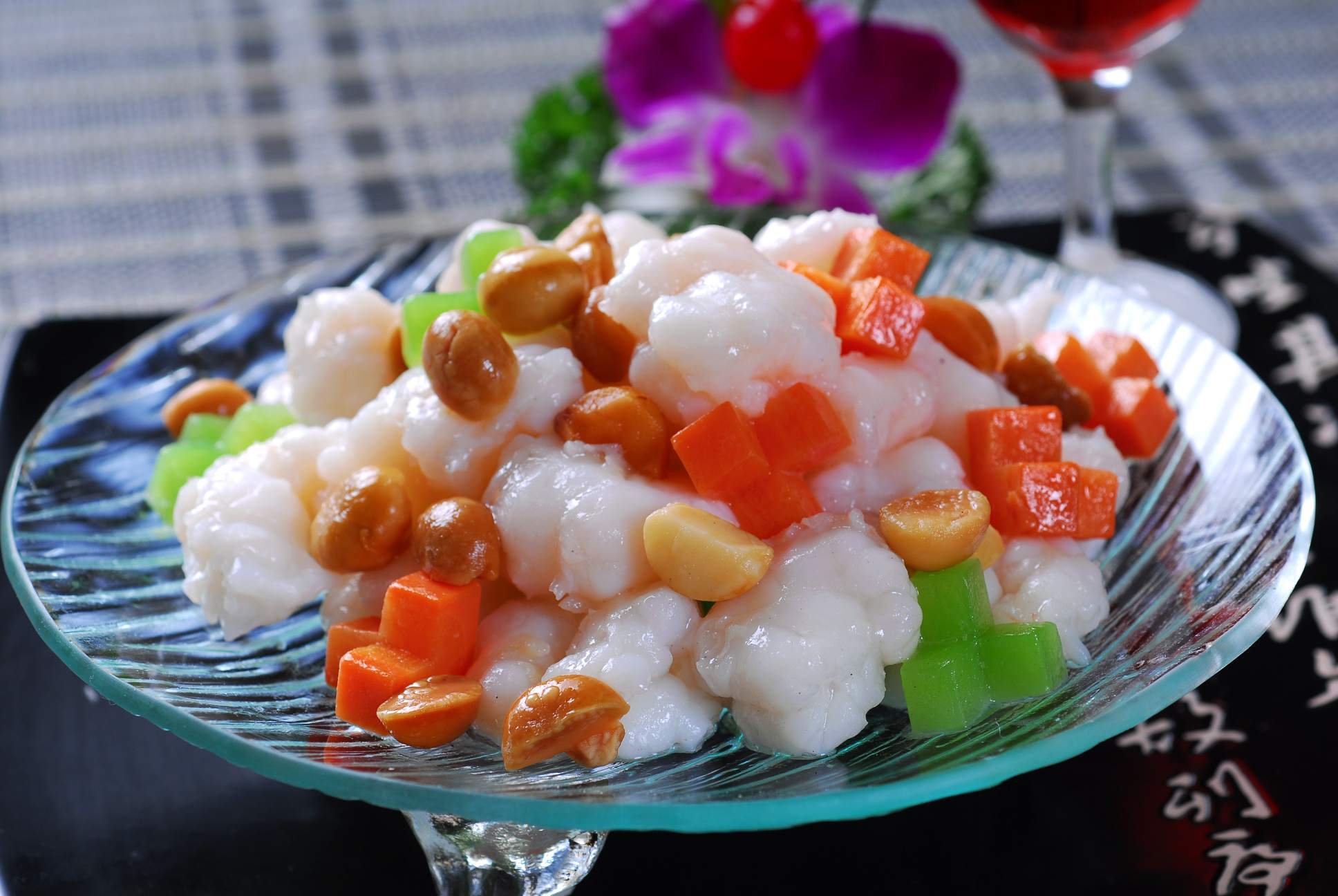 餐饮美食热泰国水晶虾高清图片