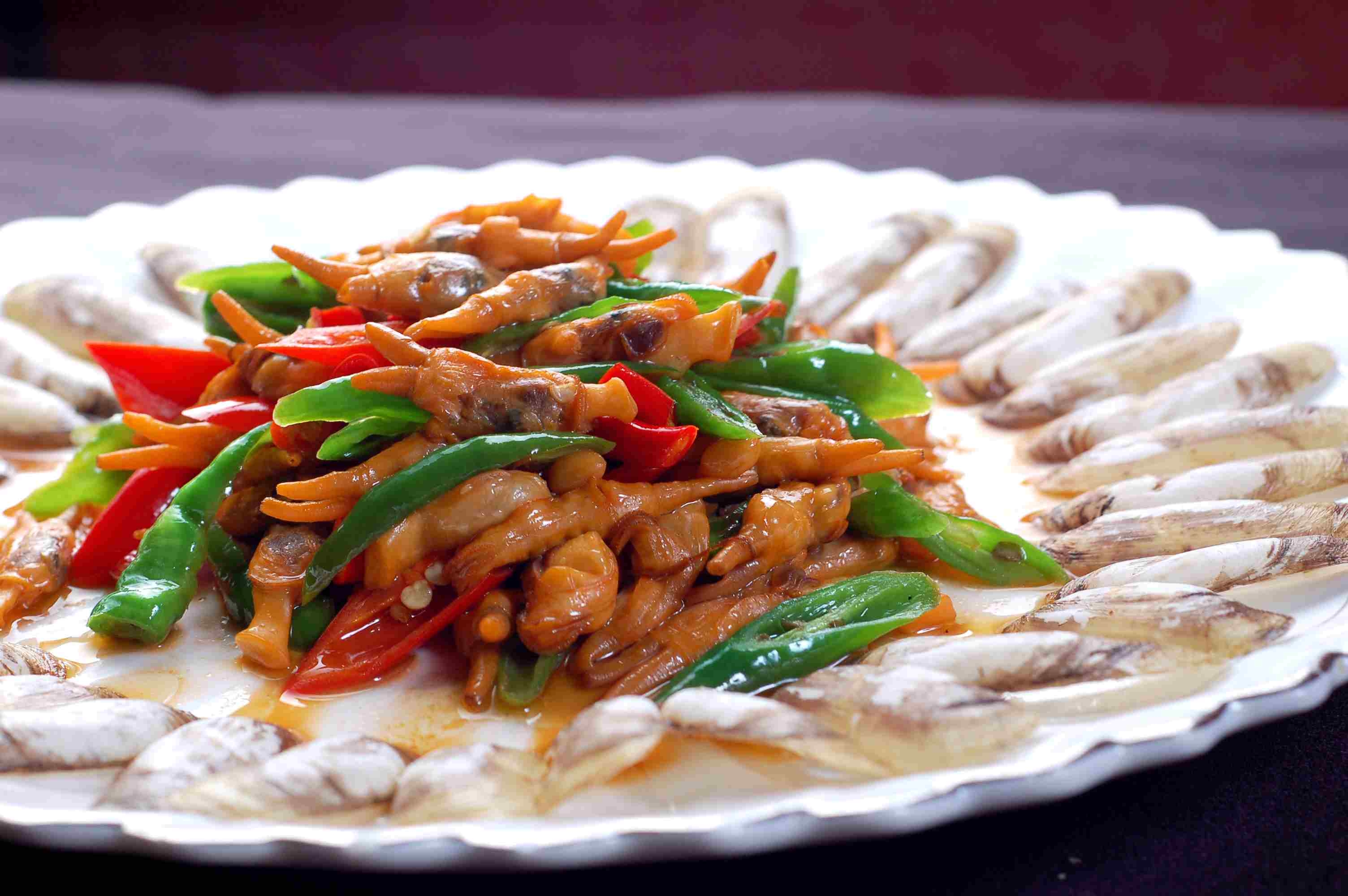 余干辣椒爆鳋子高清图片