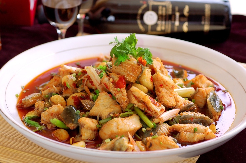 餐饮美食川菜江湖鲶鱼高清图片