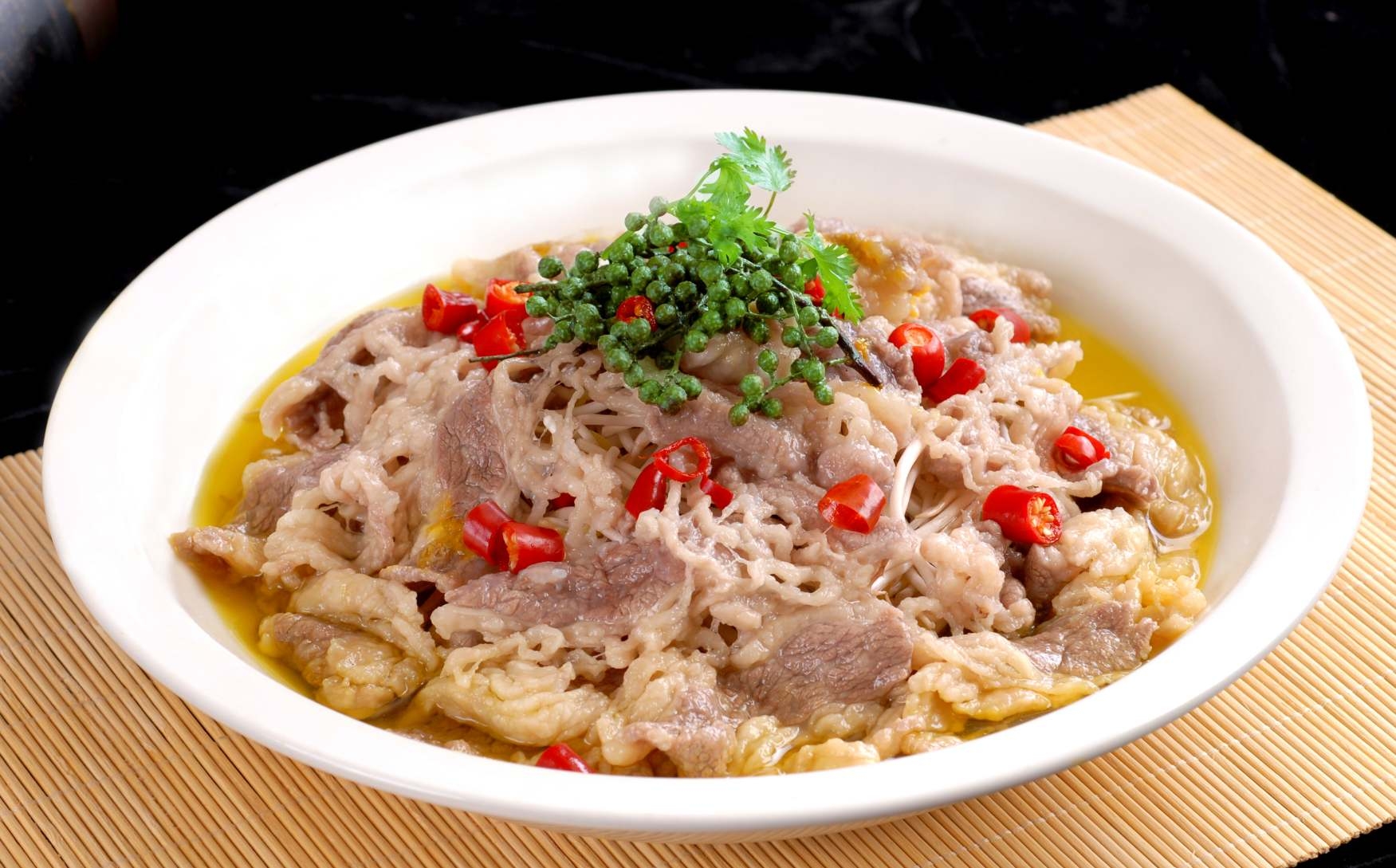 高清图片餐饮美食川菜酸汤肥牛()高清图片