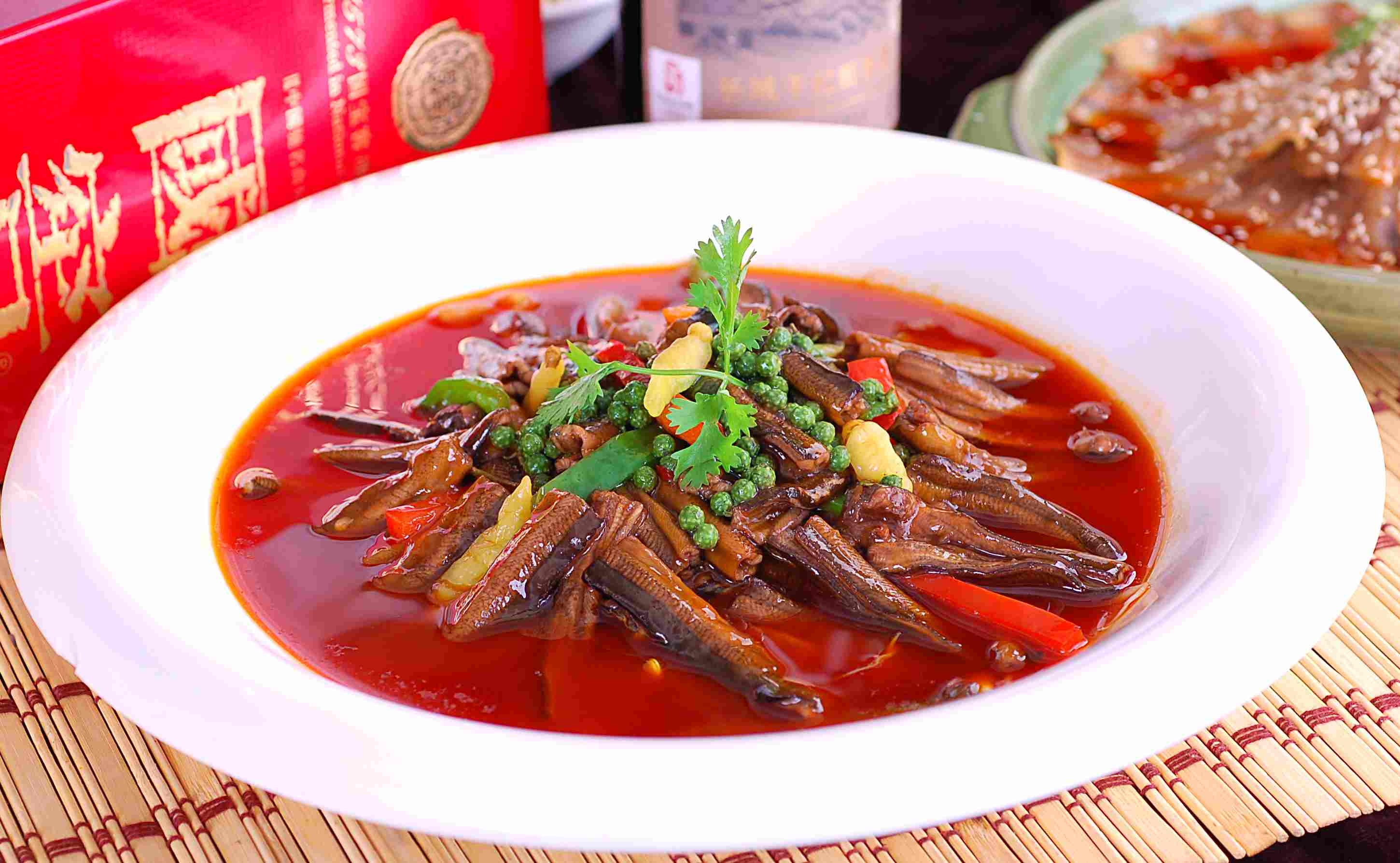 特色馋嘴鳝段高清图片