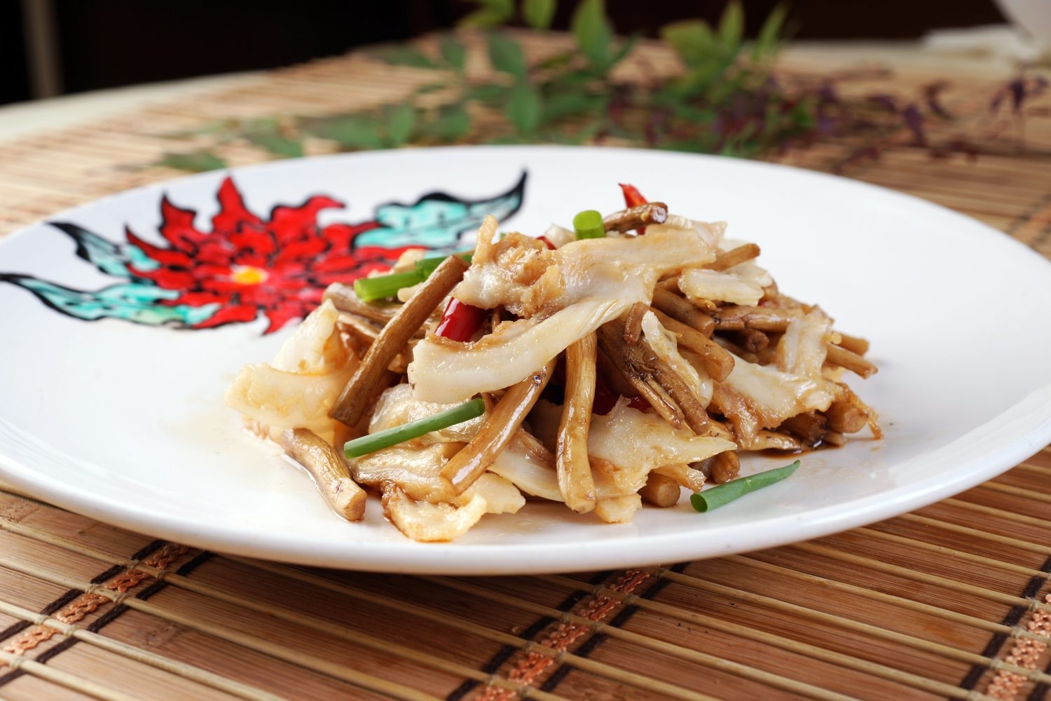 高清图片餐饮美食川菜菌香脆螺肉高清图片383