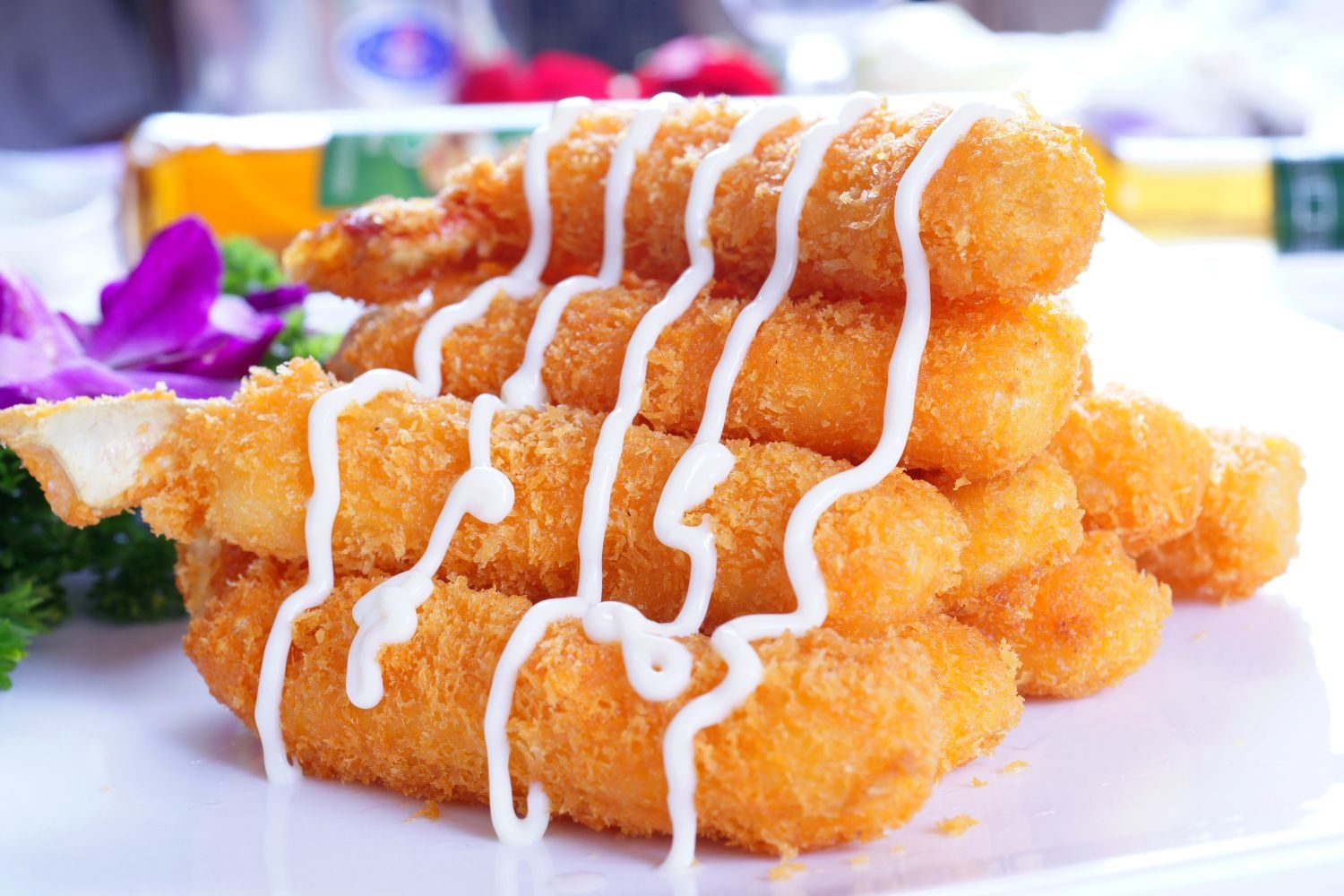 高清图片餐饮美食川菜沙拉蟹棒高清图片